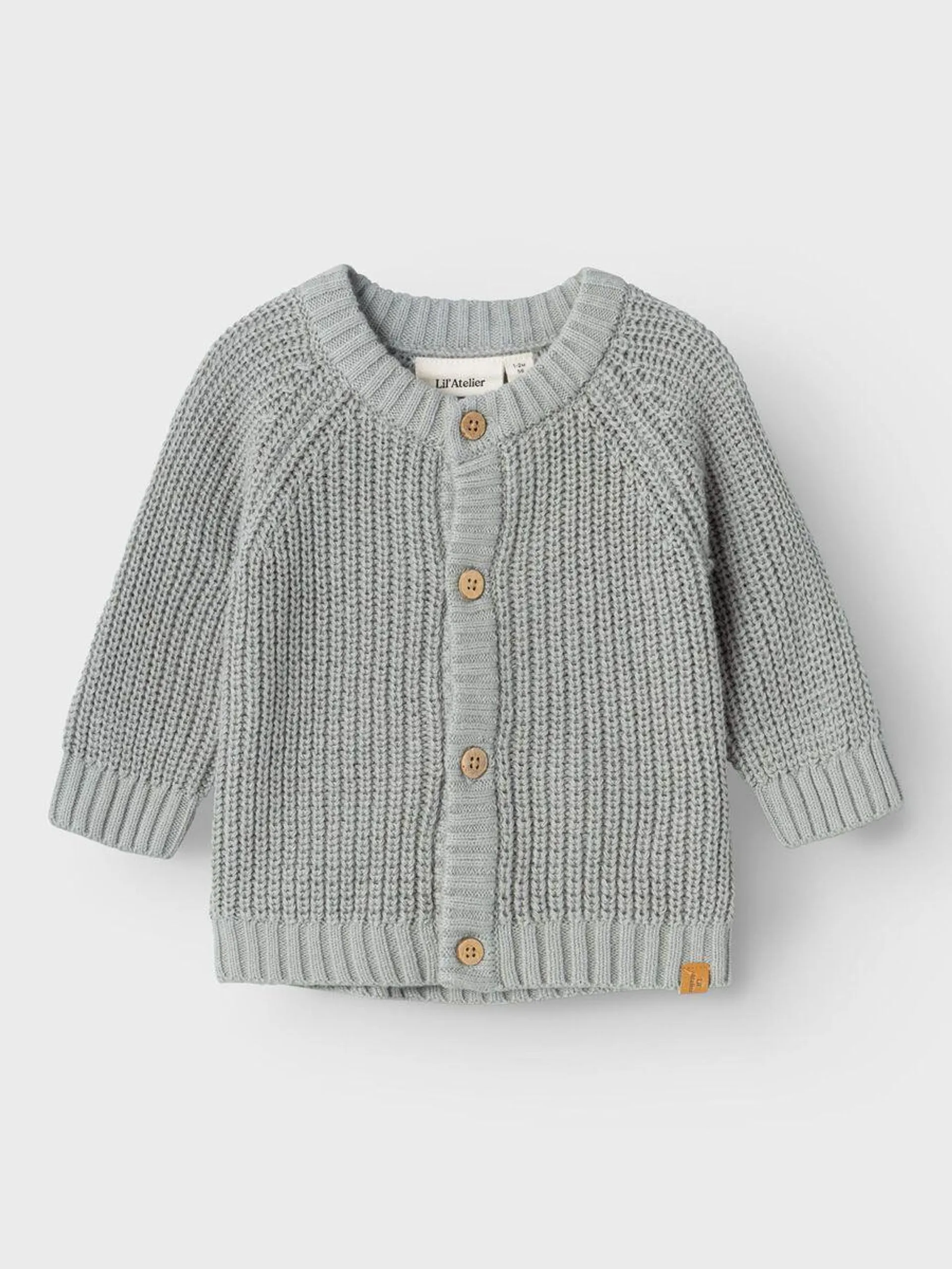 LANGERMET STRIKKET CARDIGAN