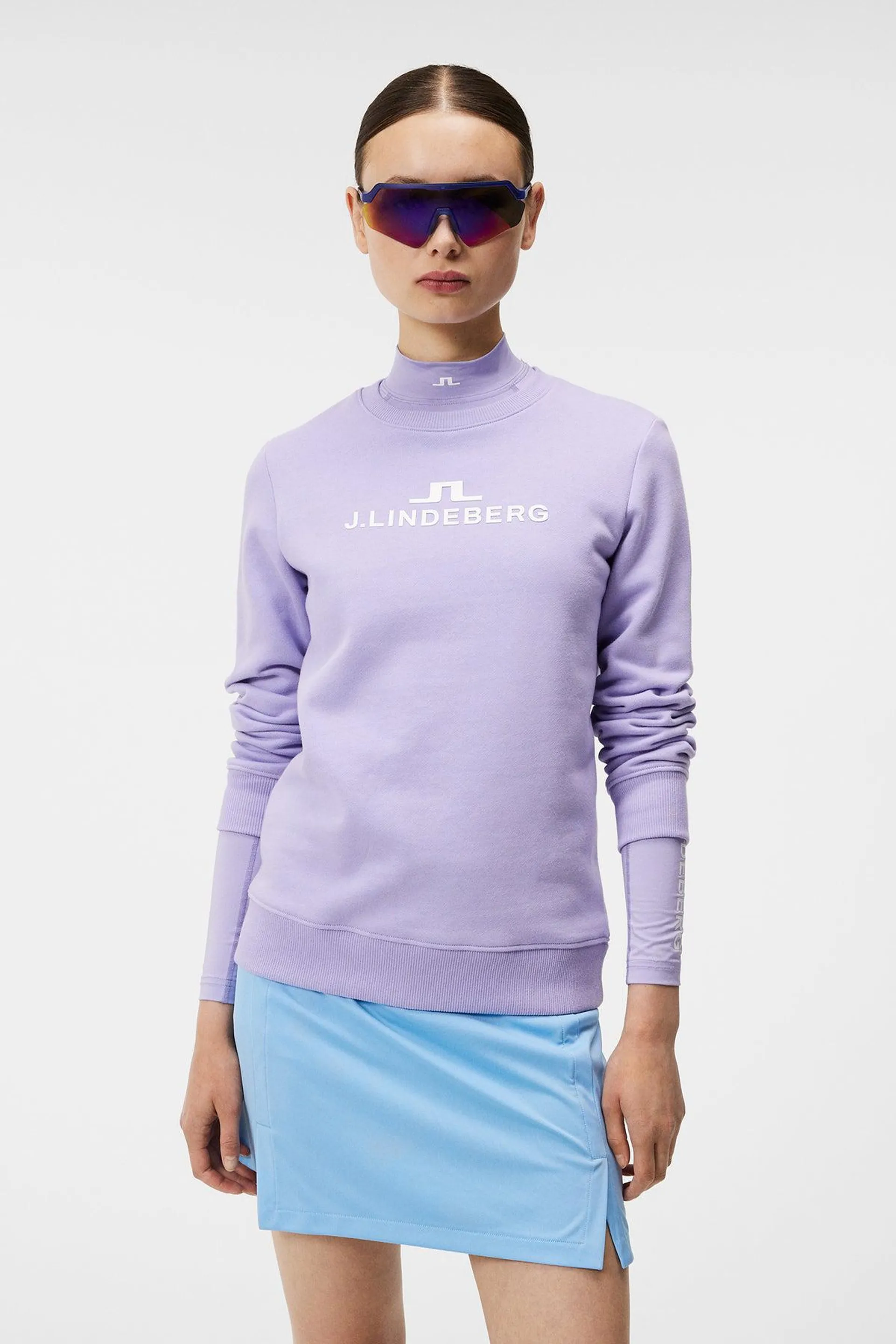 W Alpha Crew Neck Sweet Lavender