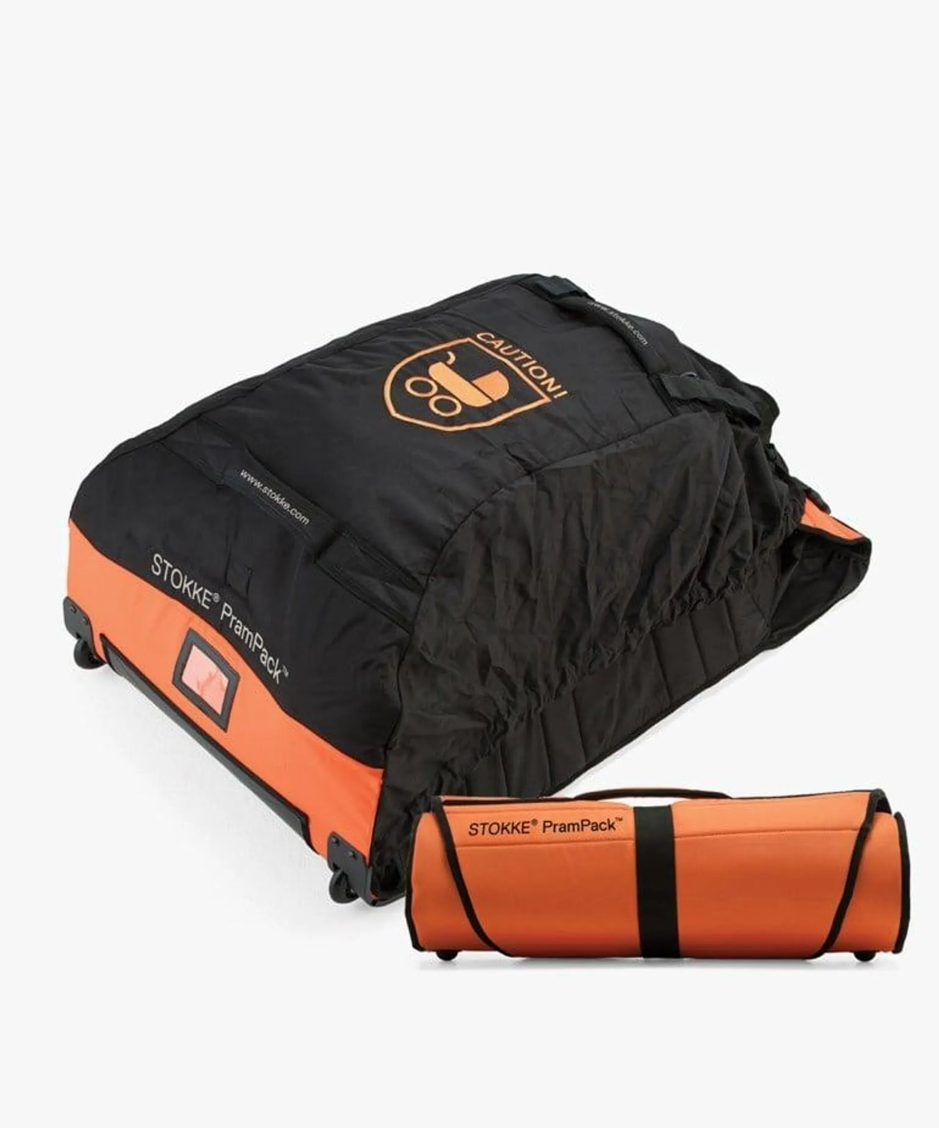 Prampack™ transportbag, orangeblack