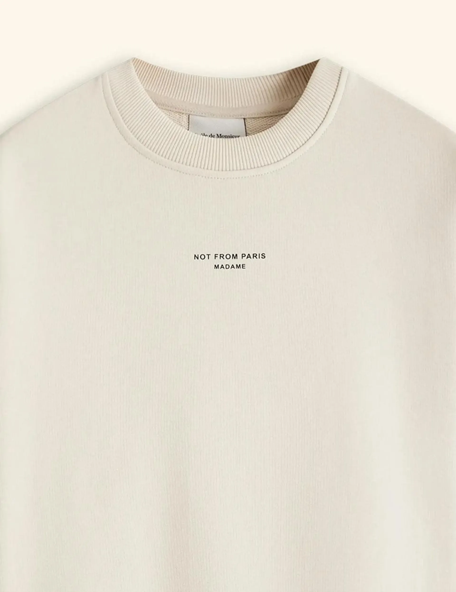 Le Sweatshirt Slogan Classique Mastic