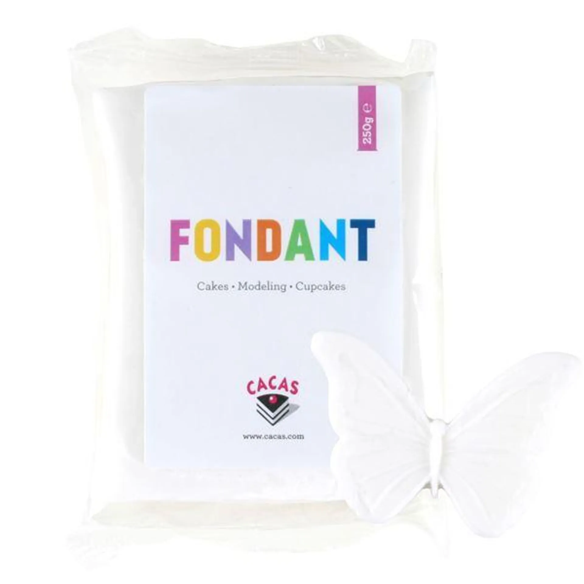 Fondant marshmallow 250g hvit