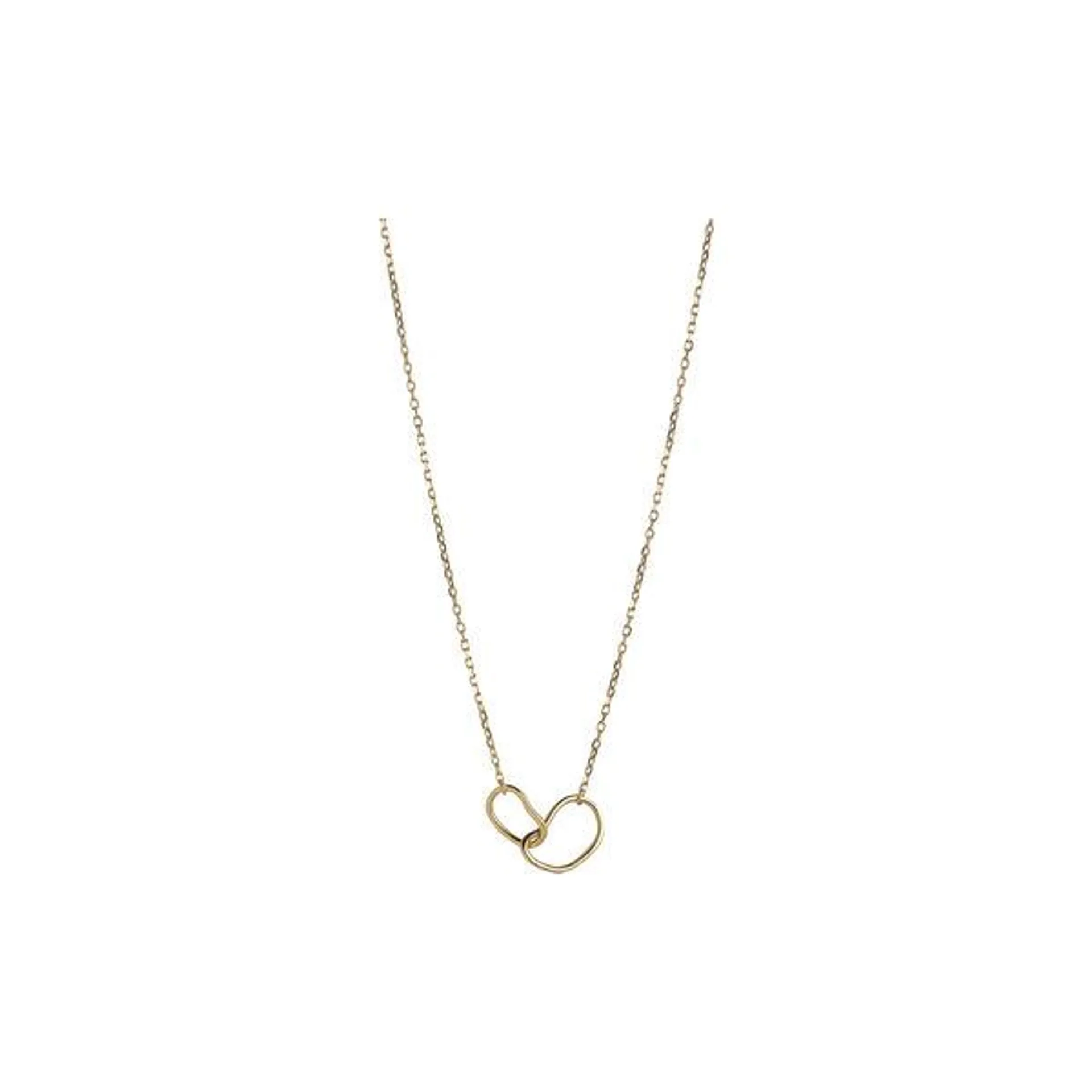 Halskjede Organic Double Circle