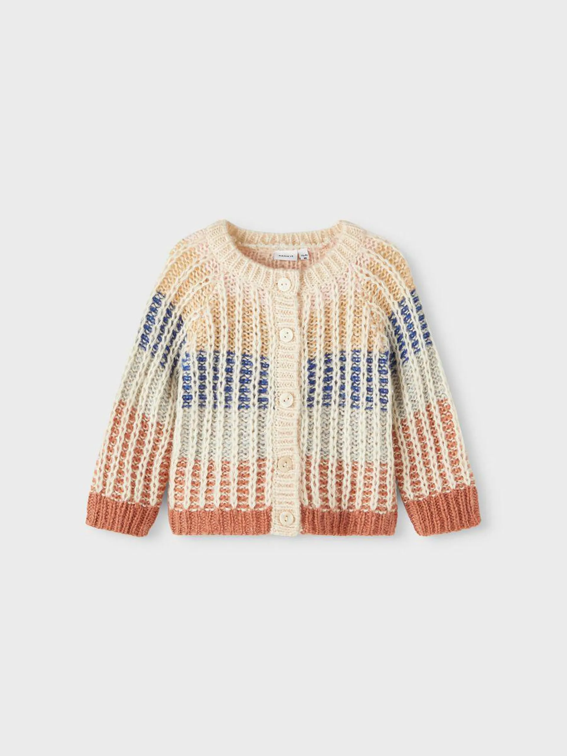 LANGERMET STRIKKET CARDIGAN