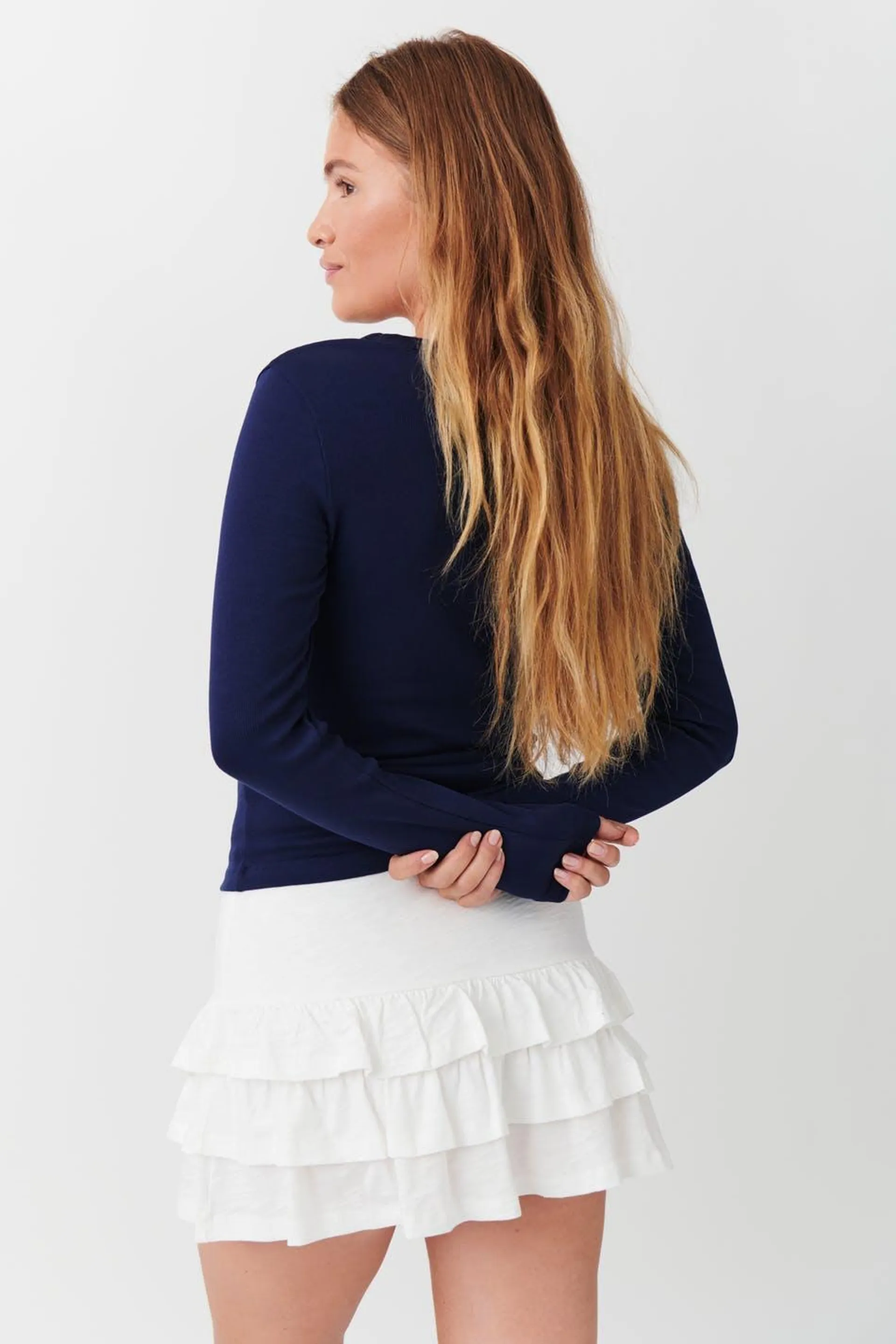 Mini frill skirt