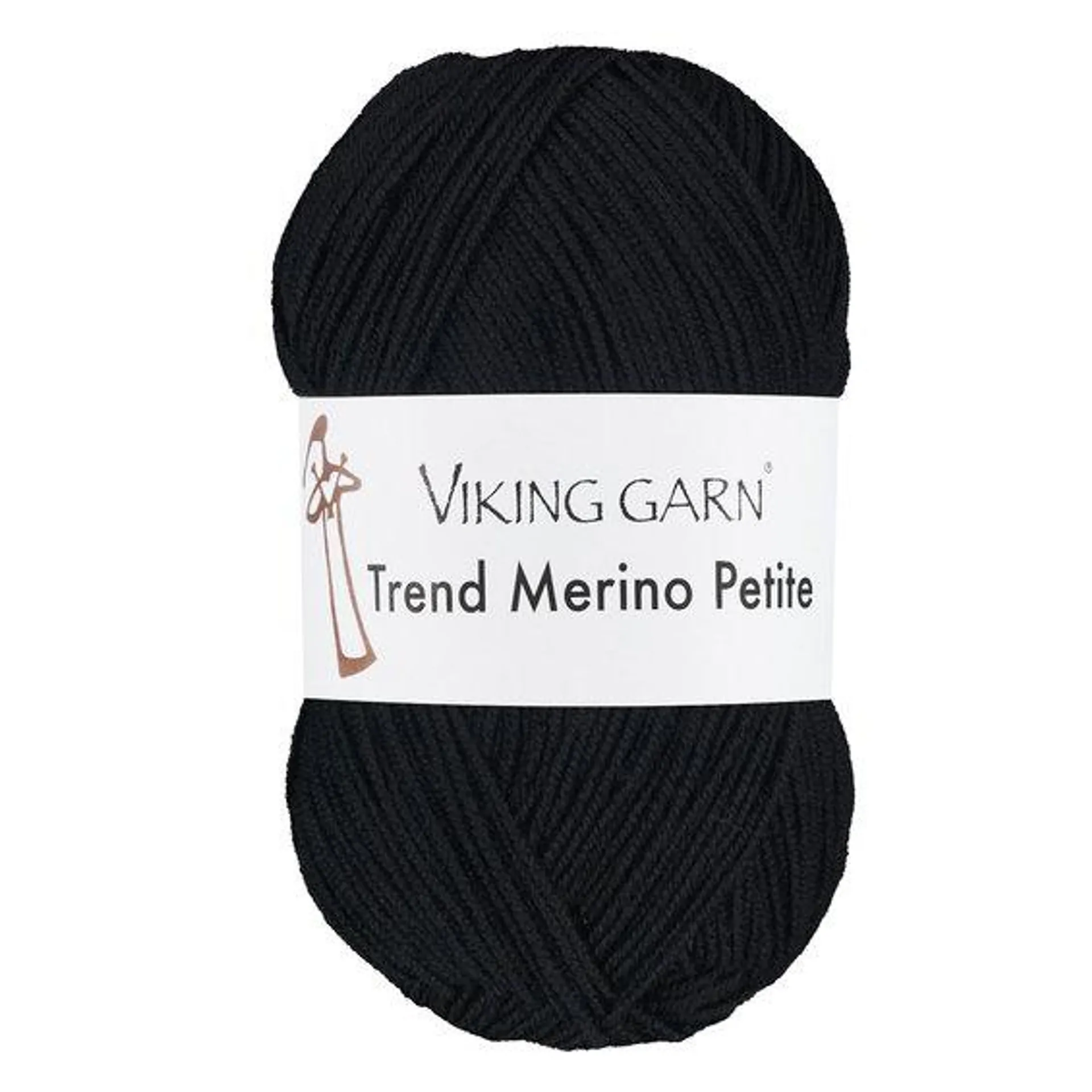 Viking Garn Trend Merino Petite 50 g svart 303