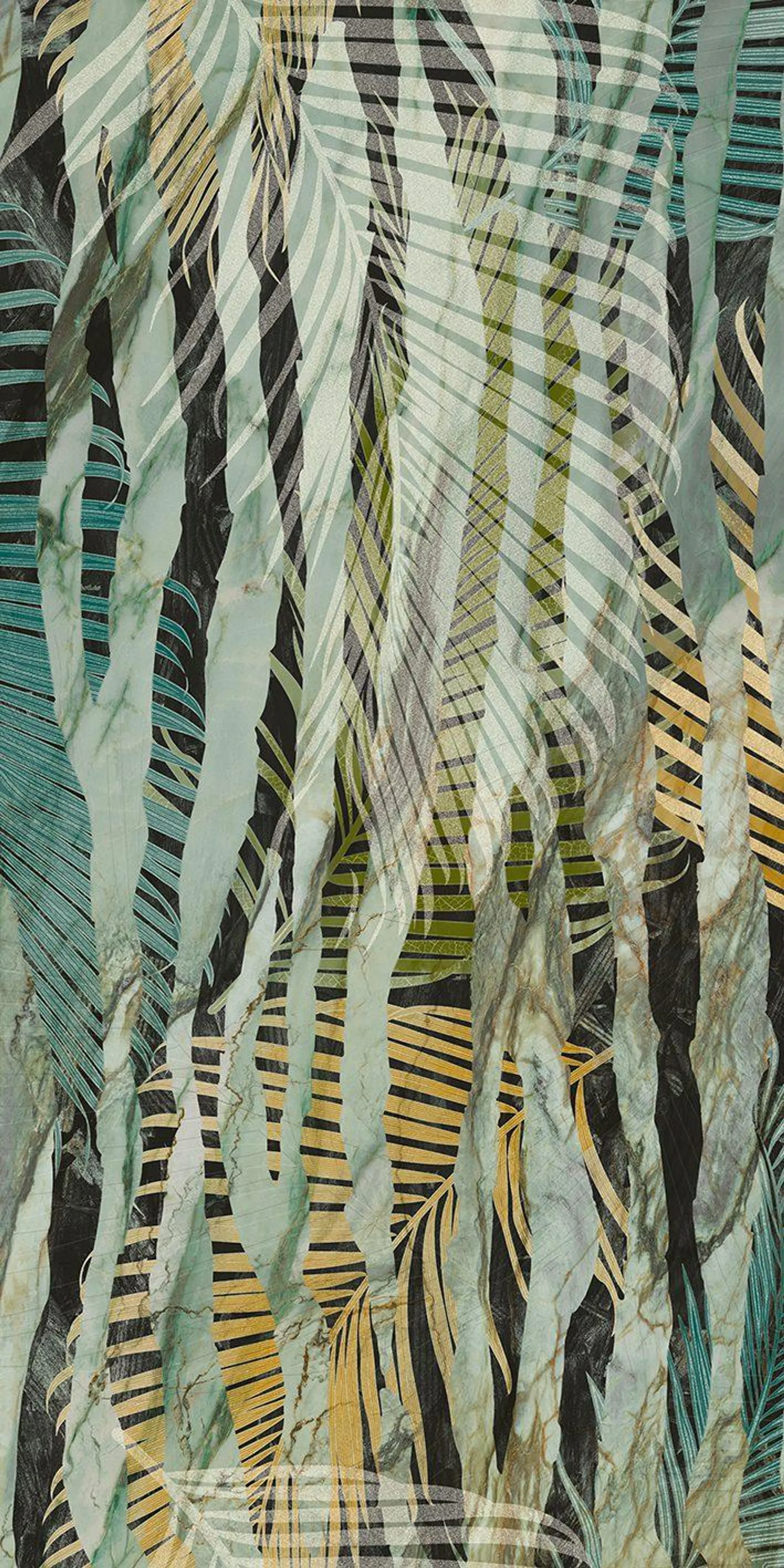 Rainforest Green Polished Ret. Decor 2 Jungle 60x120cm