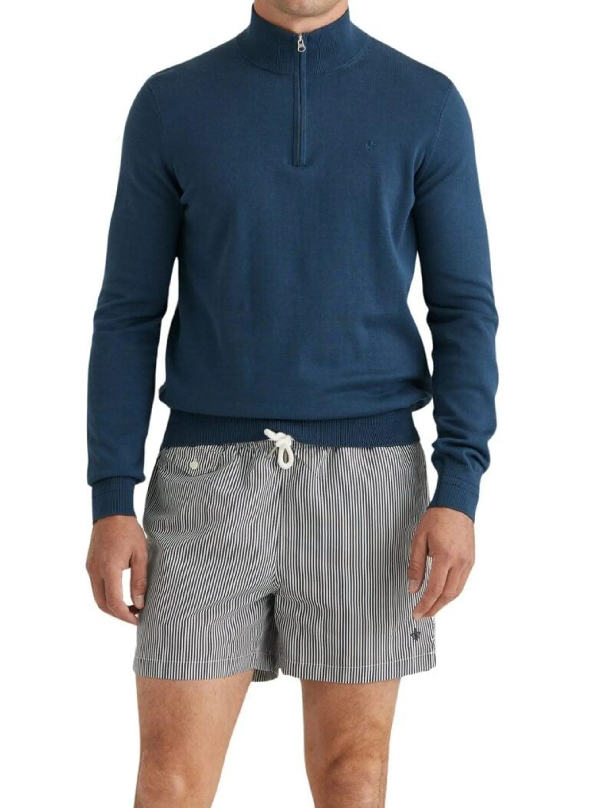 Riley Half Zip – Marine