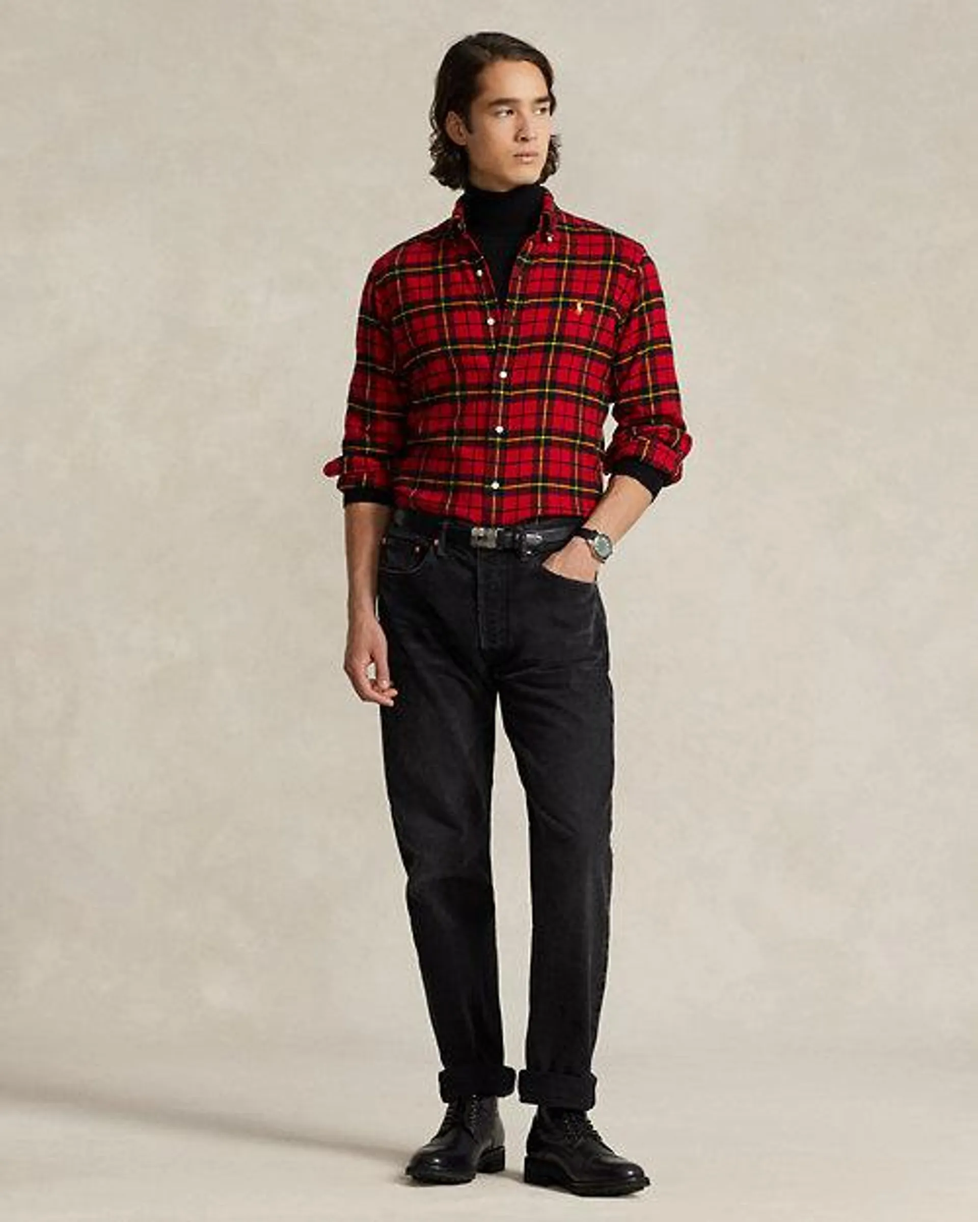 Lunar New Year Classic Fit Plaid Shirt