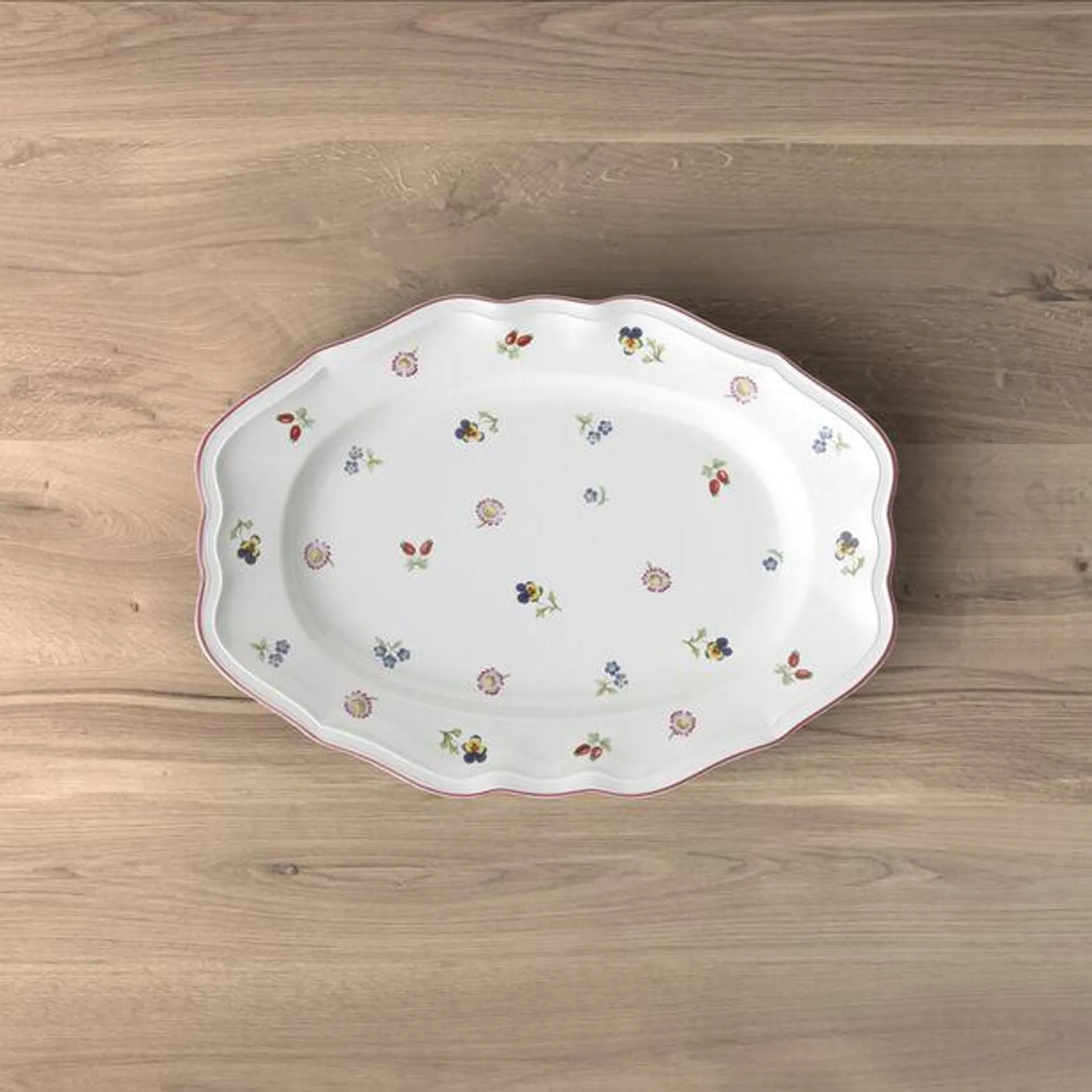 Petite Fleur oval plate 37 cm