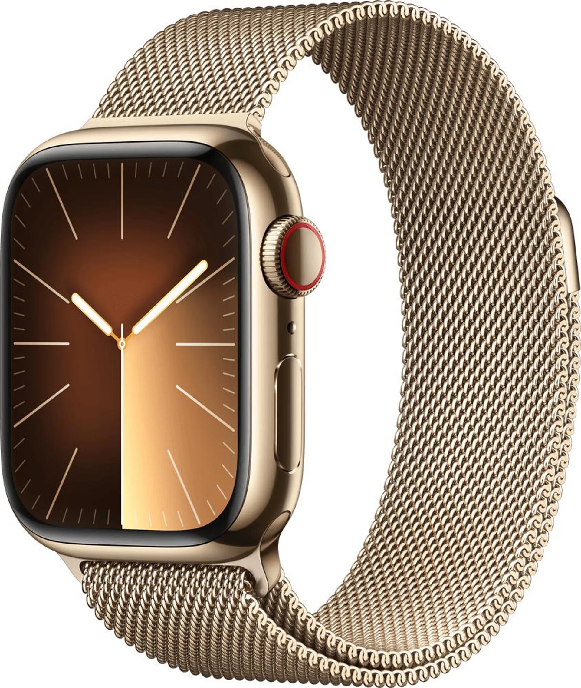 Apple Watch 9 41mm rustfritt stål Milanese Loop
