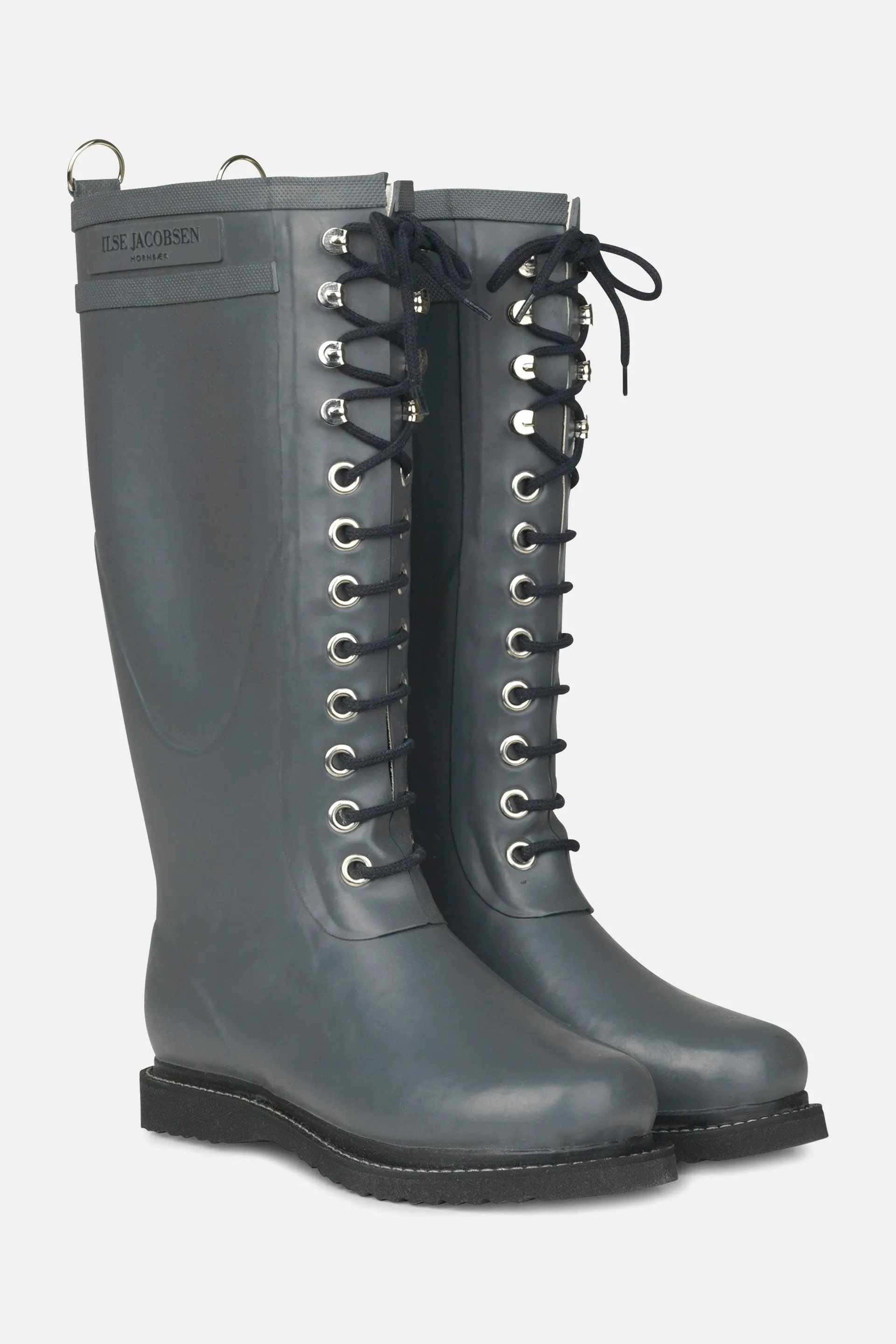 Long Rubber Boots - Grey