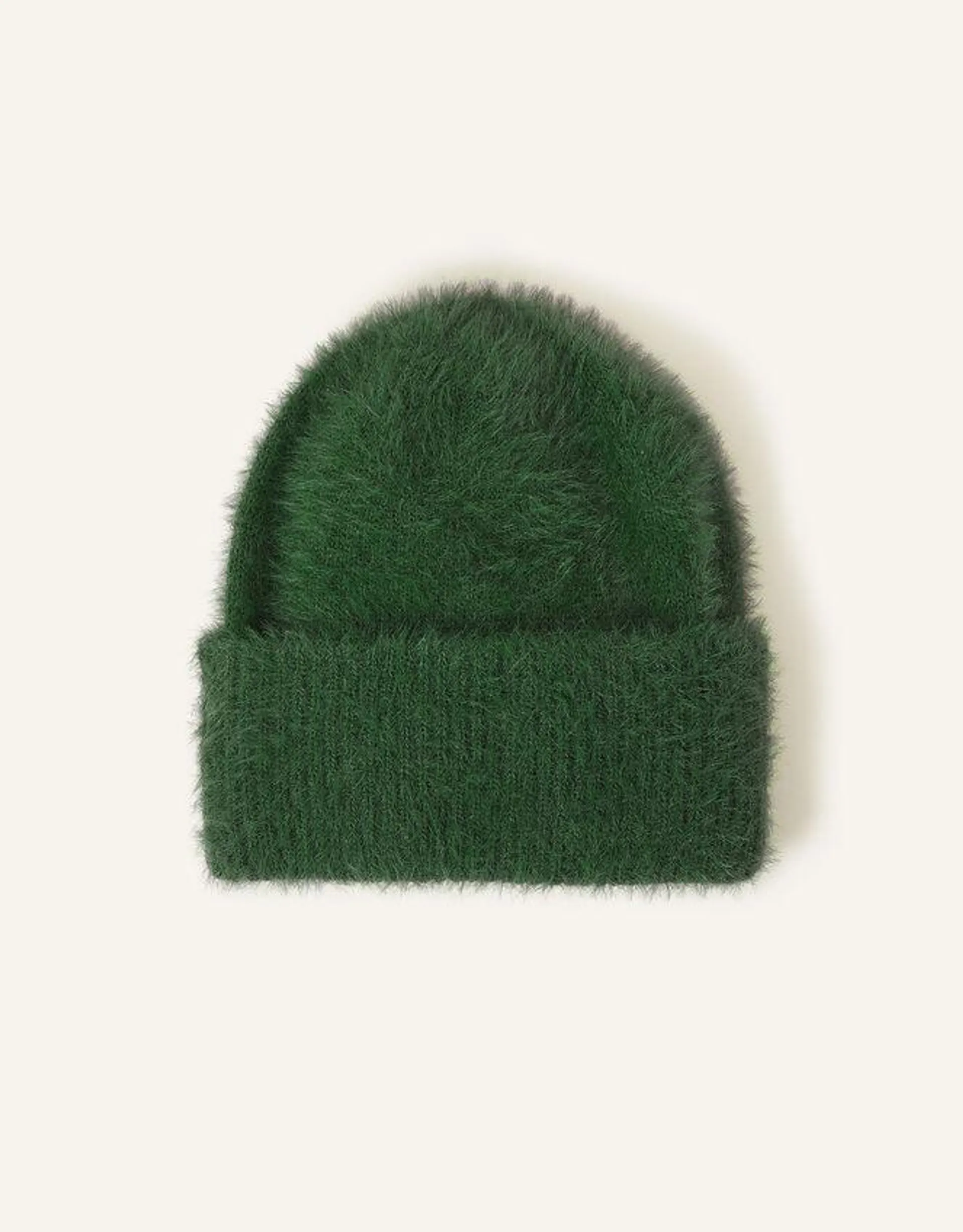 Fluffy Beanie Green