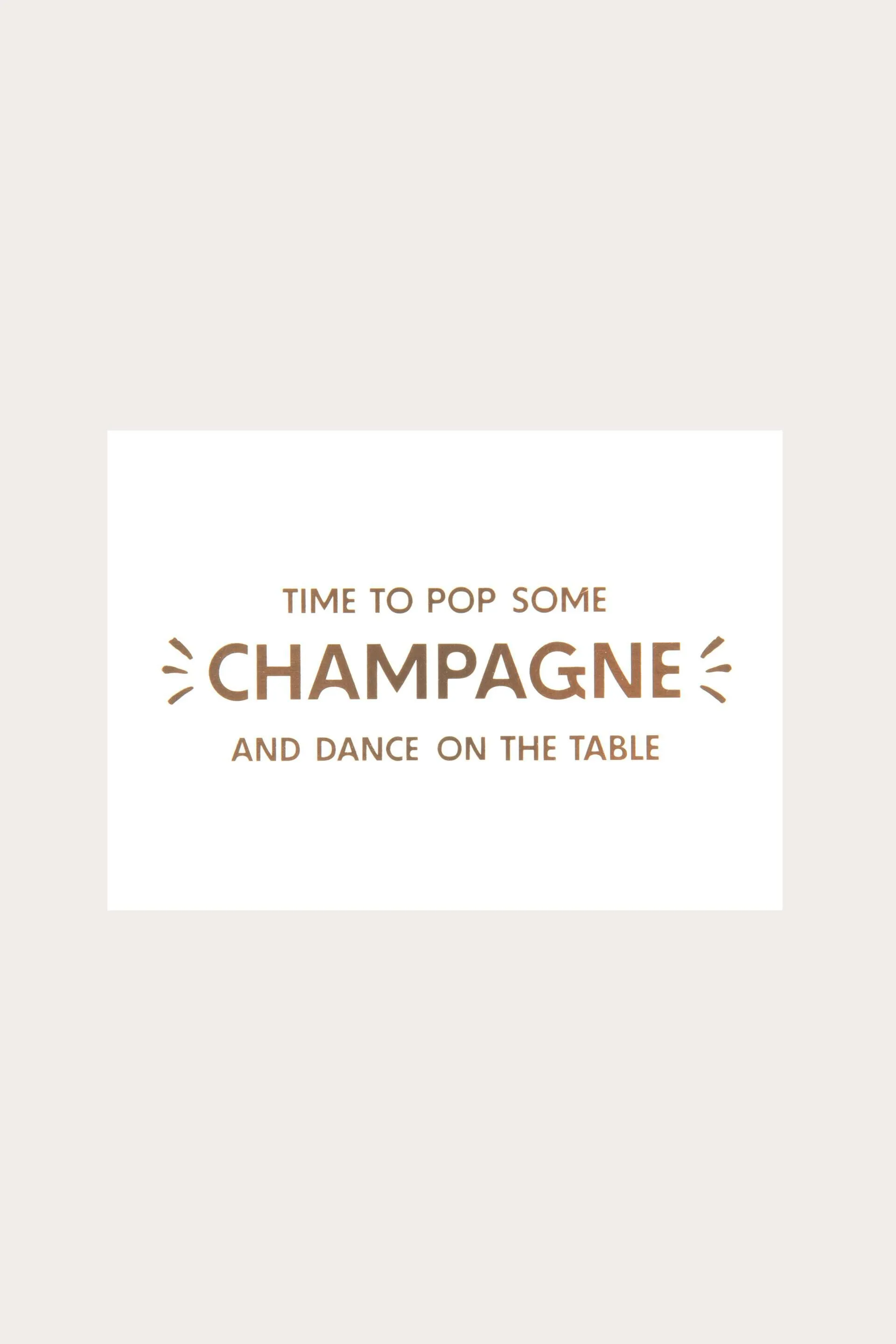 Postkort CHAMPAGNE