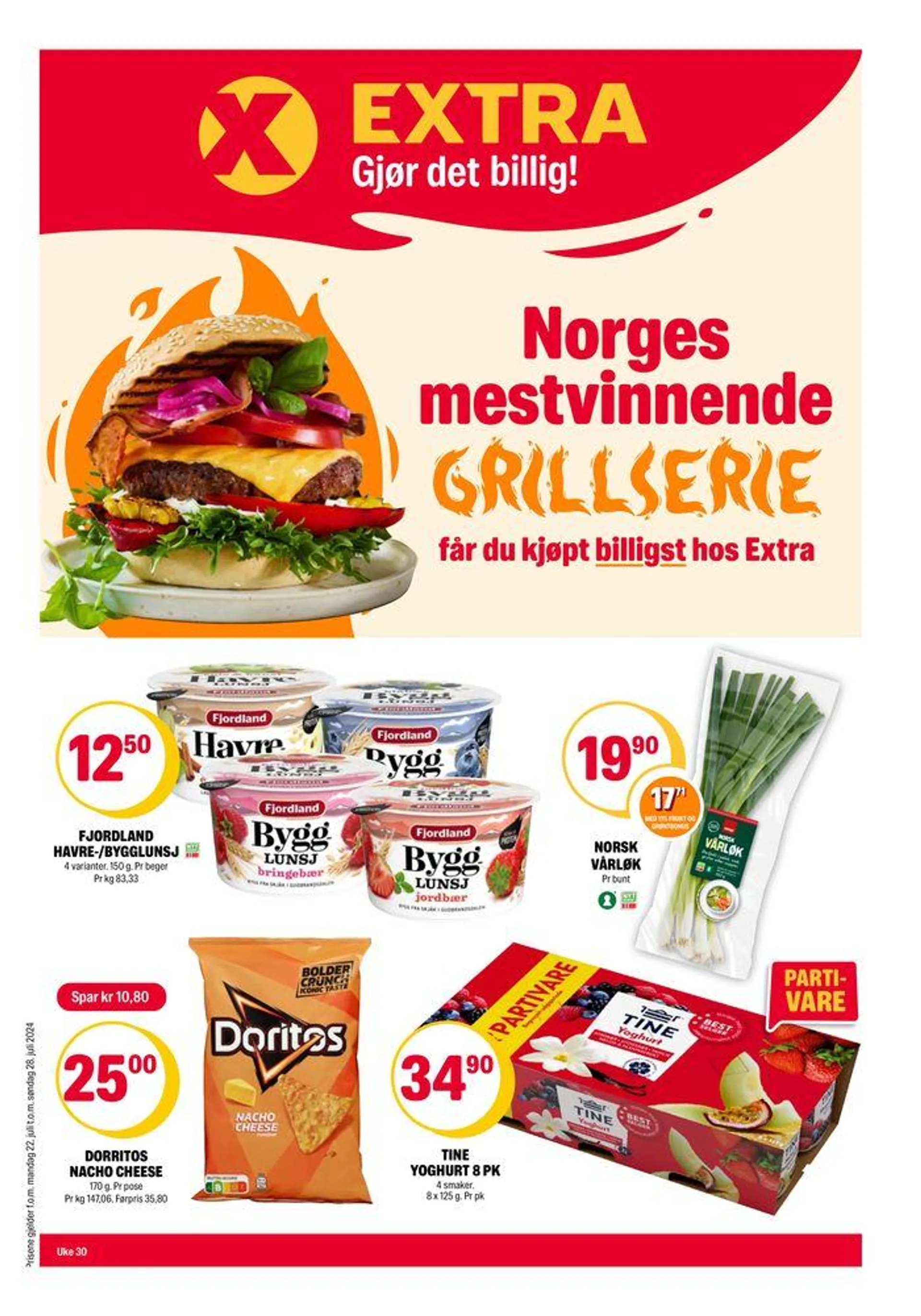 Coop Extra Kundeavis fra 22. juli til 28. juli 2024 - kundeavisside 1