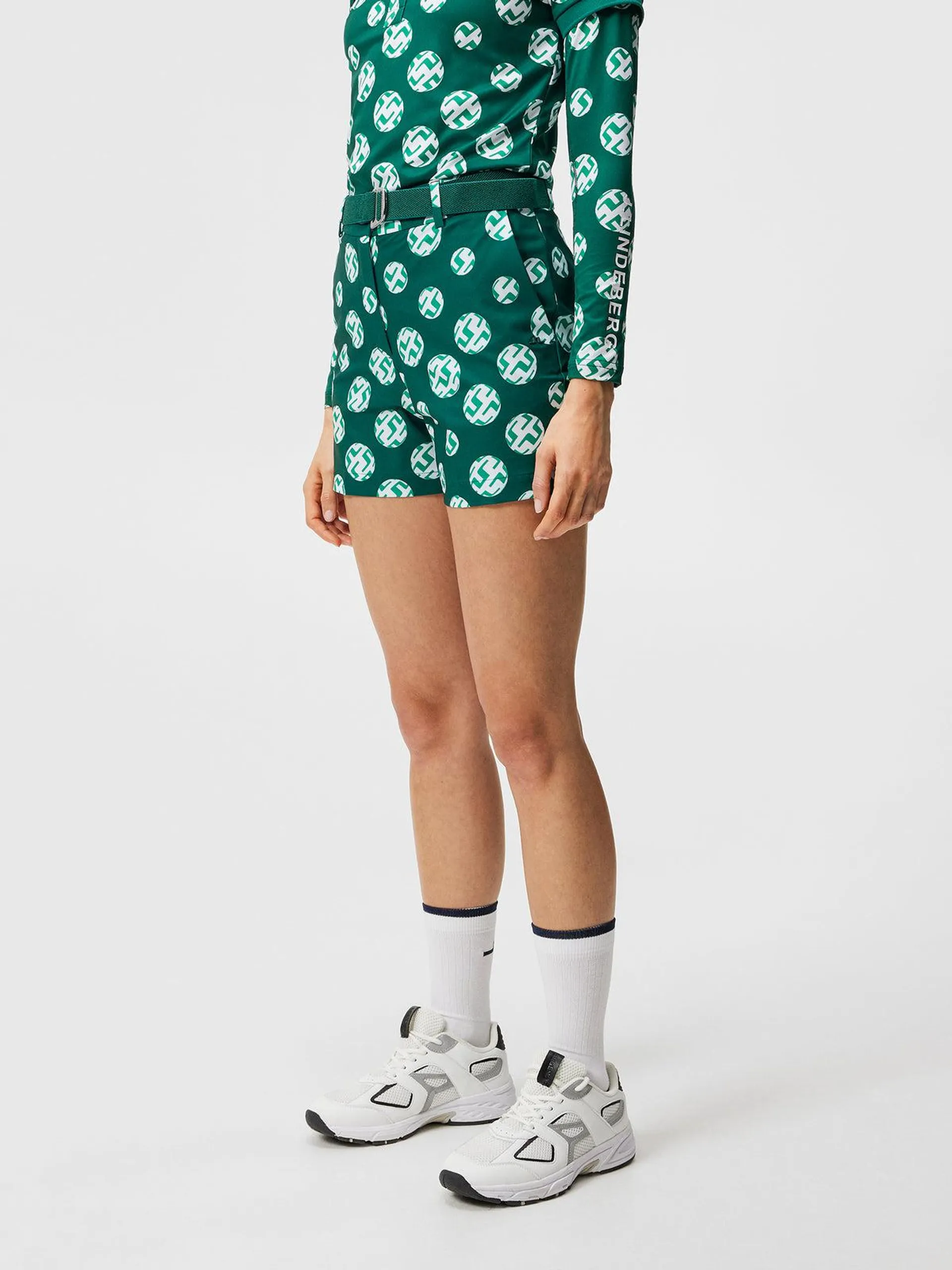 Gwen Printed Shorts Rain Forest Sphere Dot
