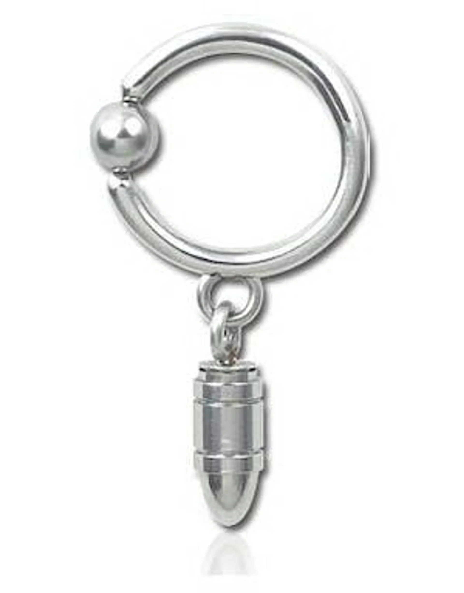 Hengende Patron Silver - 1.6 x 12 mm BCR Piercing
