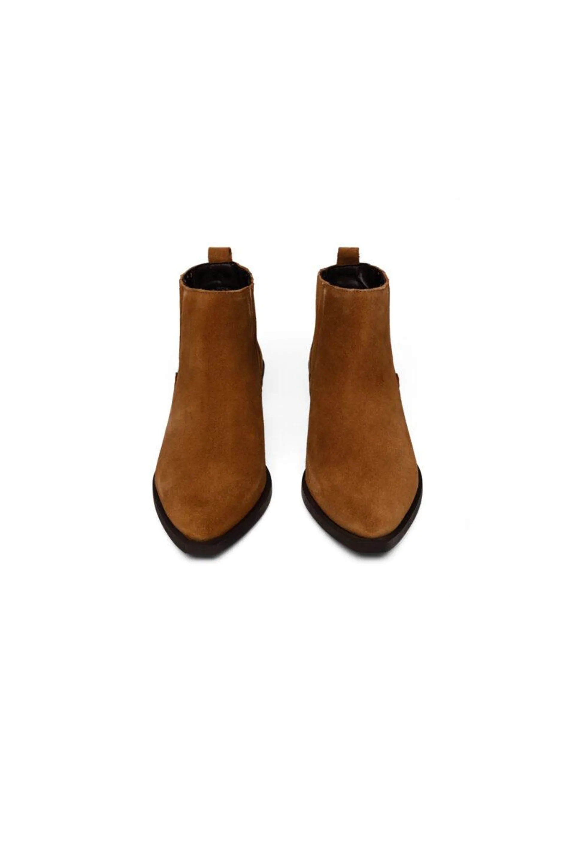 Biamona Western Boot Low Chelsea Suede Camel