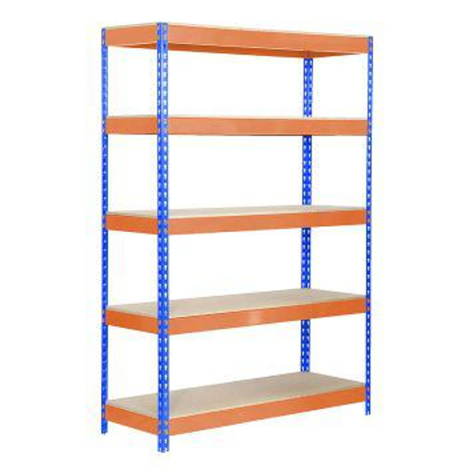 LAGERHYLLE SIMONRACK BRICOFORTE 200X120X60CM BLÅ/ORANSJE