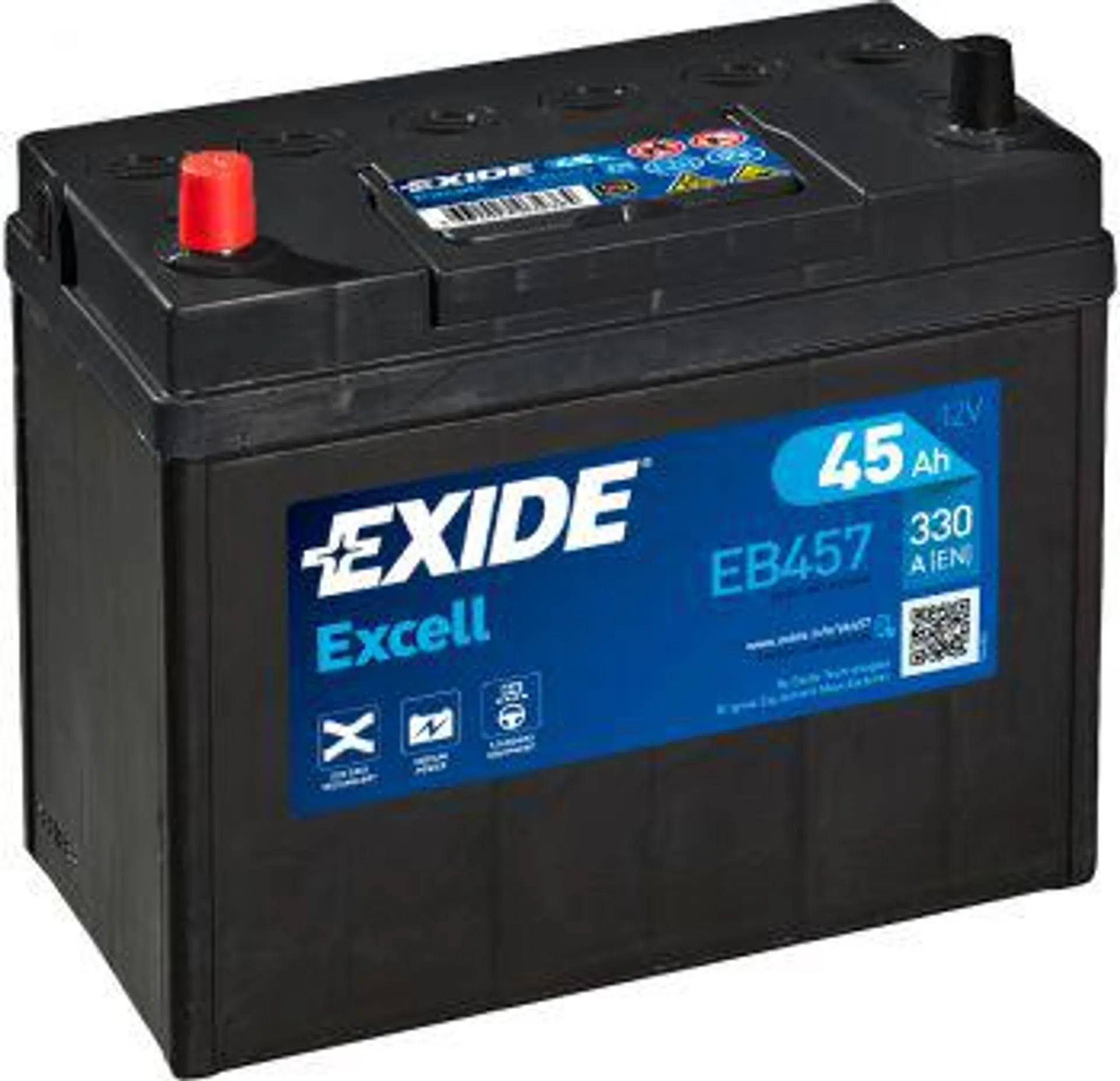 Startbatteri 45 Ah Exide