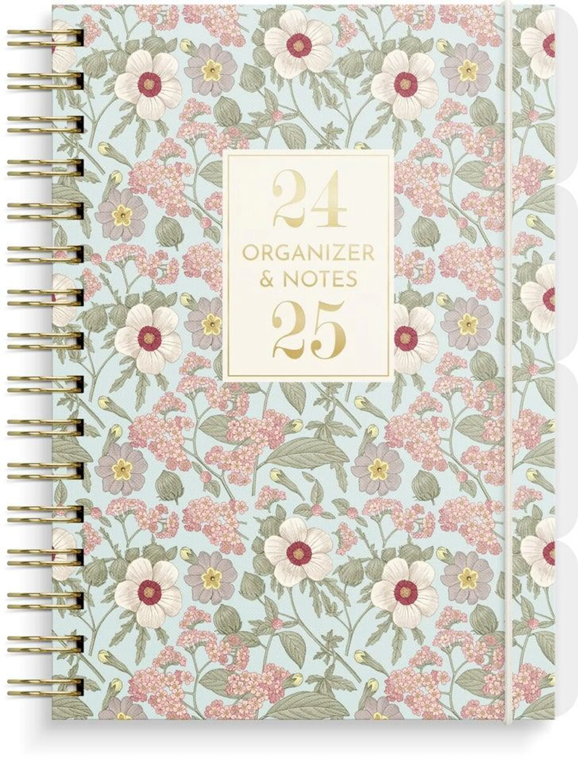 Kalender 24/25 Organizer & Notes blomst