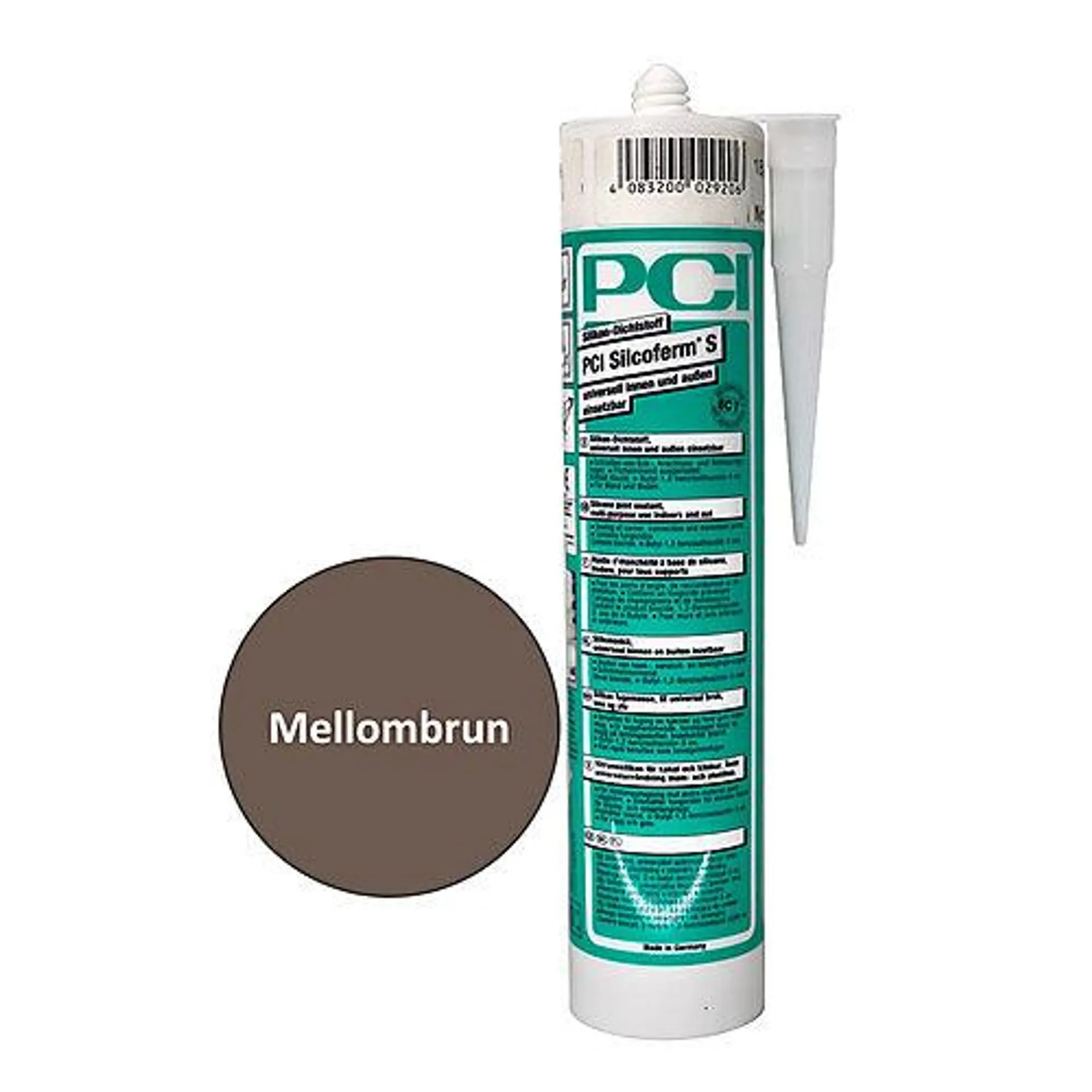 Universal silikonfugemasse Silcoferm® S 310 ml, Mellombrun