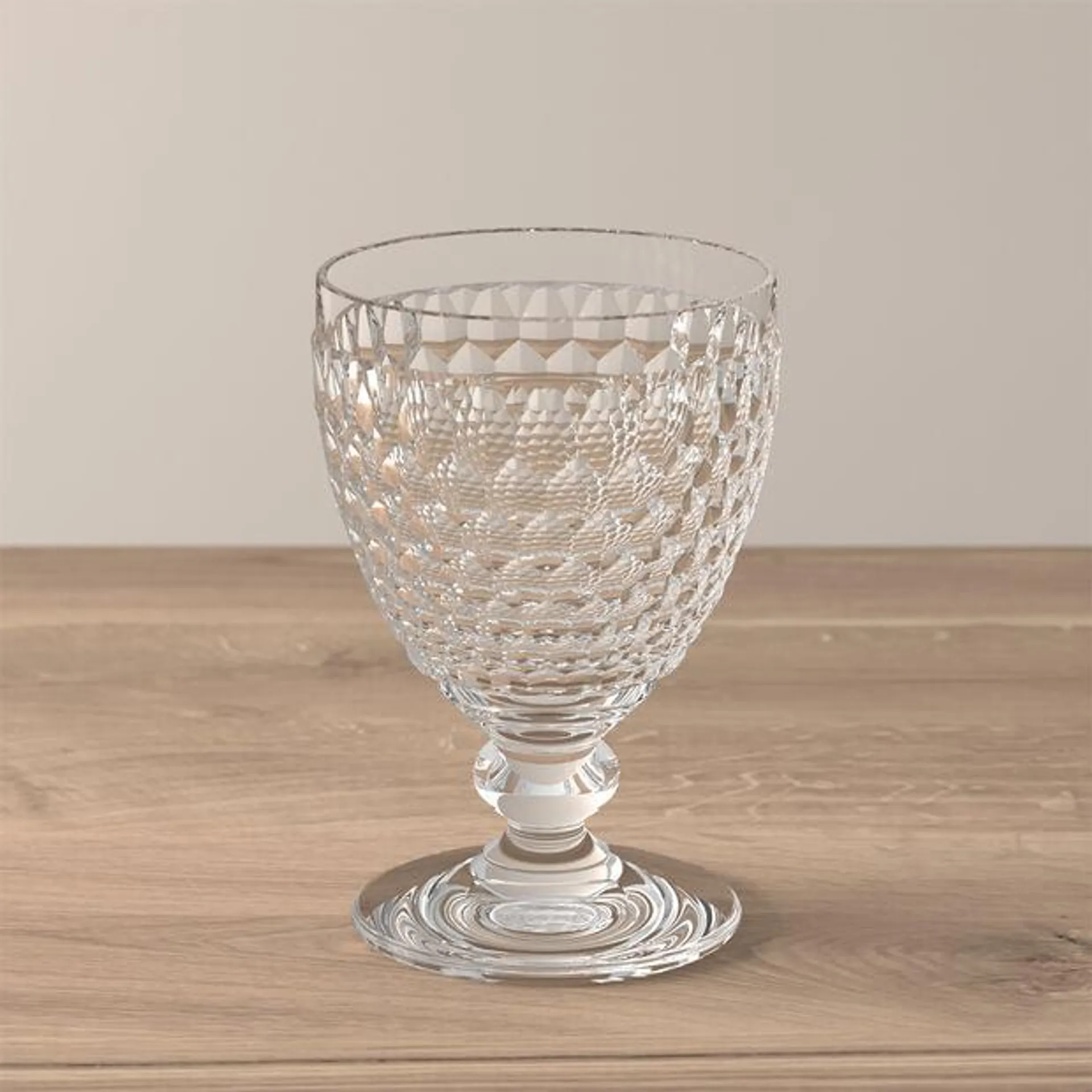 Boston red wine glass, clear