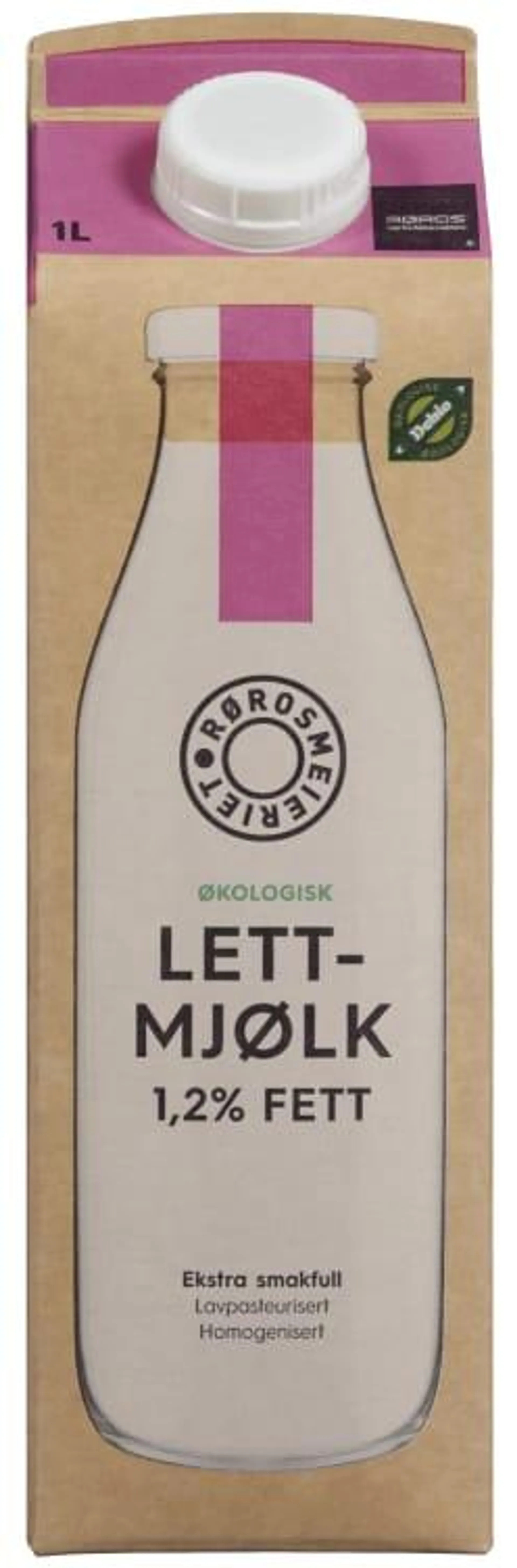 Lettmjølk 1,2%