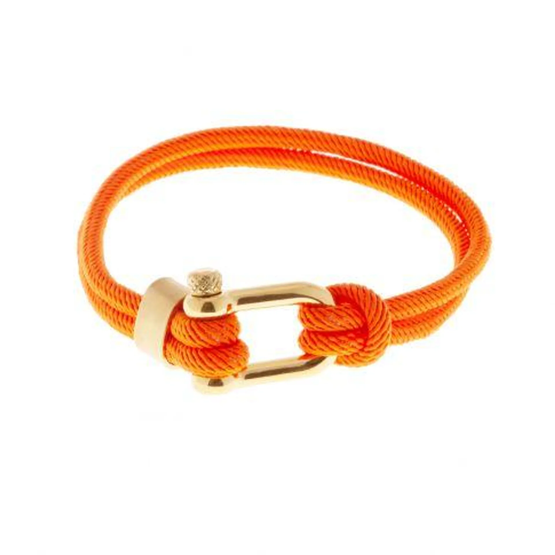 Mens brace 21cm gold Orange