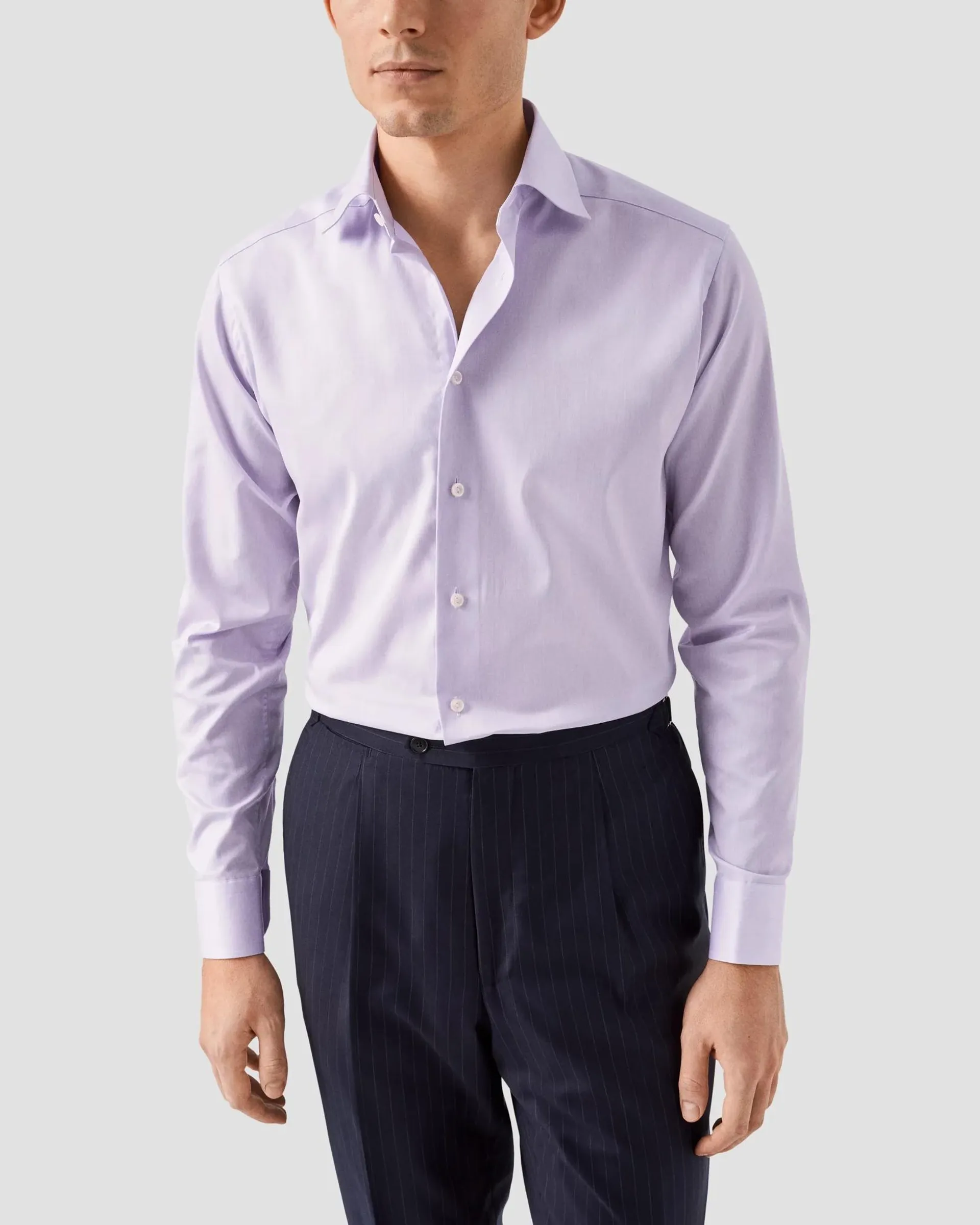 Light Purple Signature Twill Shirt