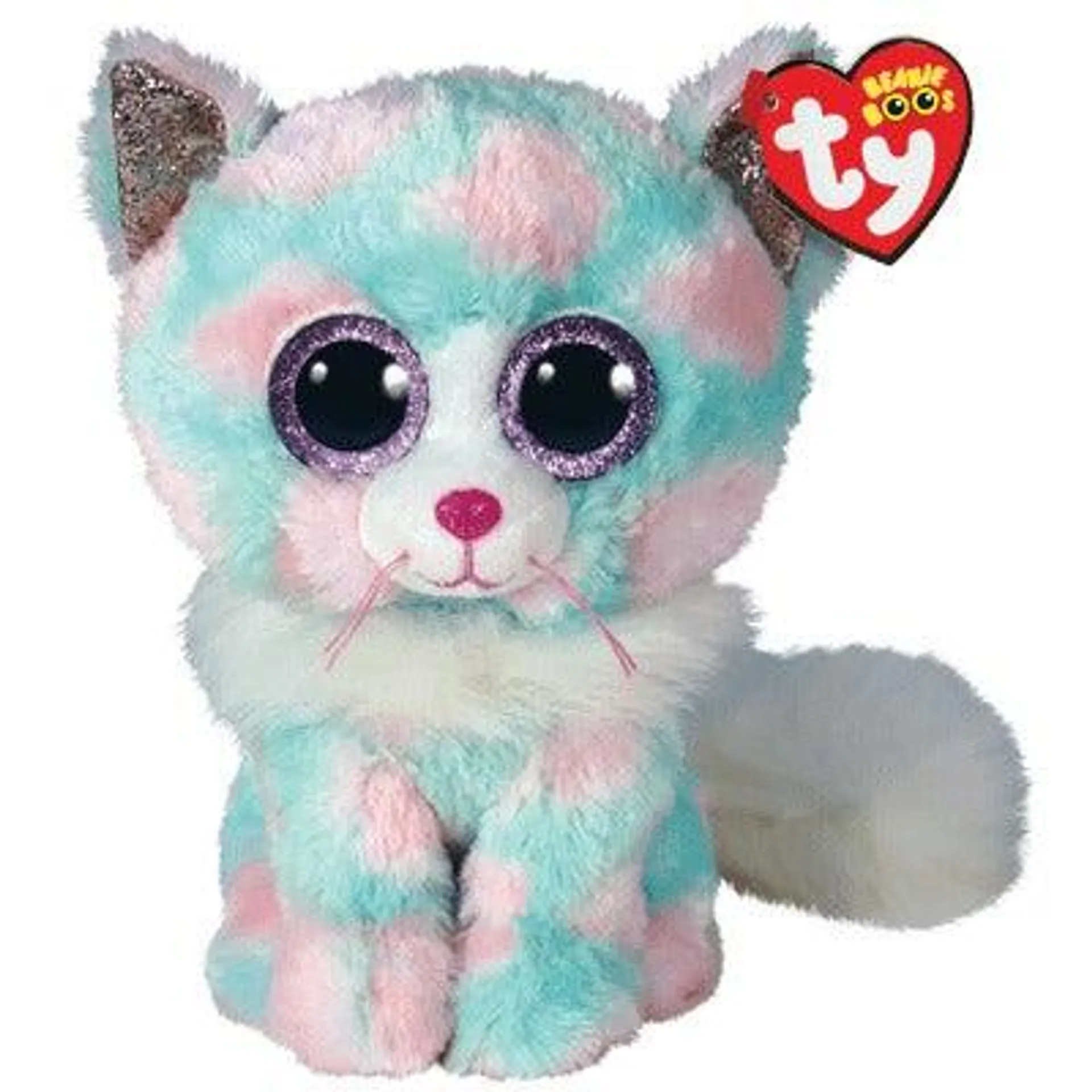 Bamse TY Opal Pastel Cat Medium