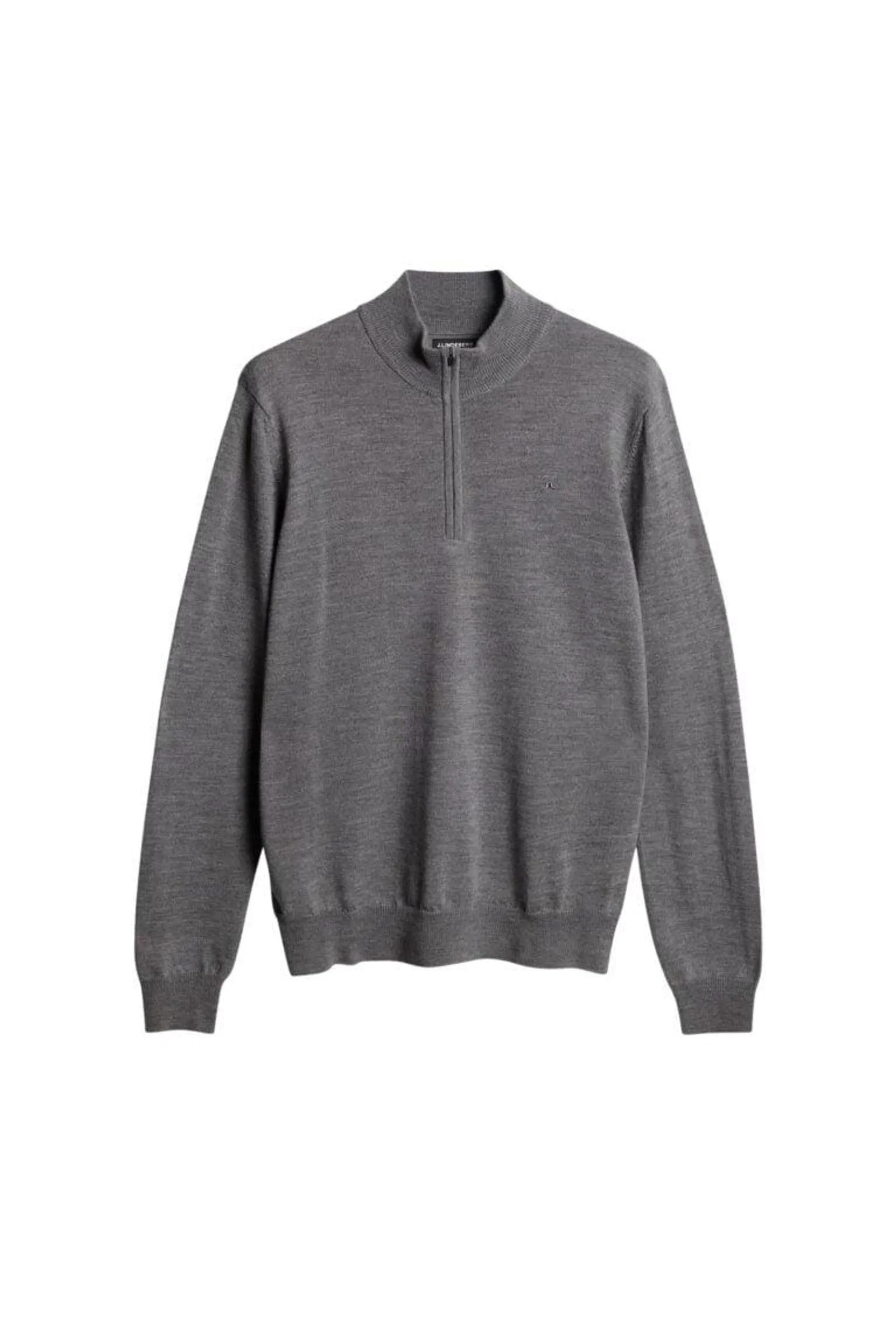 Kiyan Quarter Zip Sweater – Grå