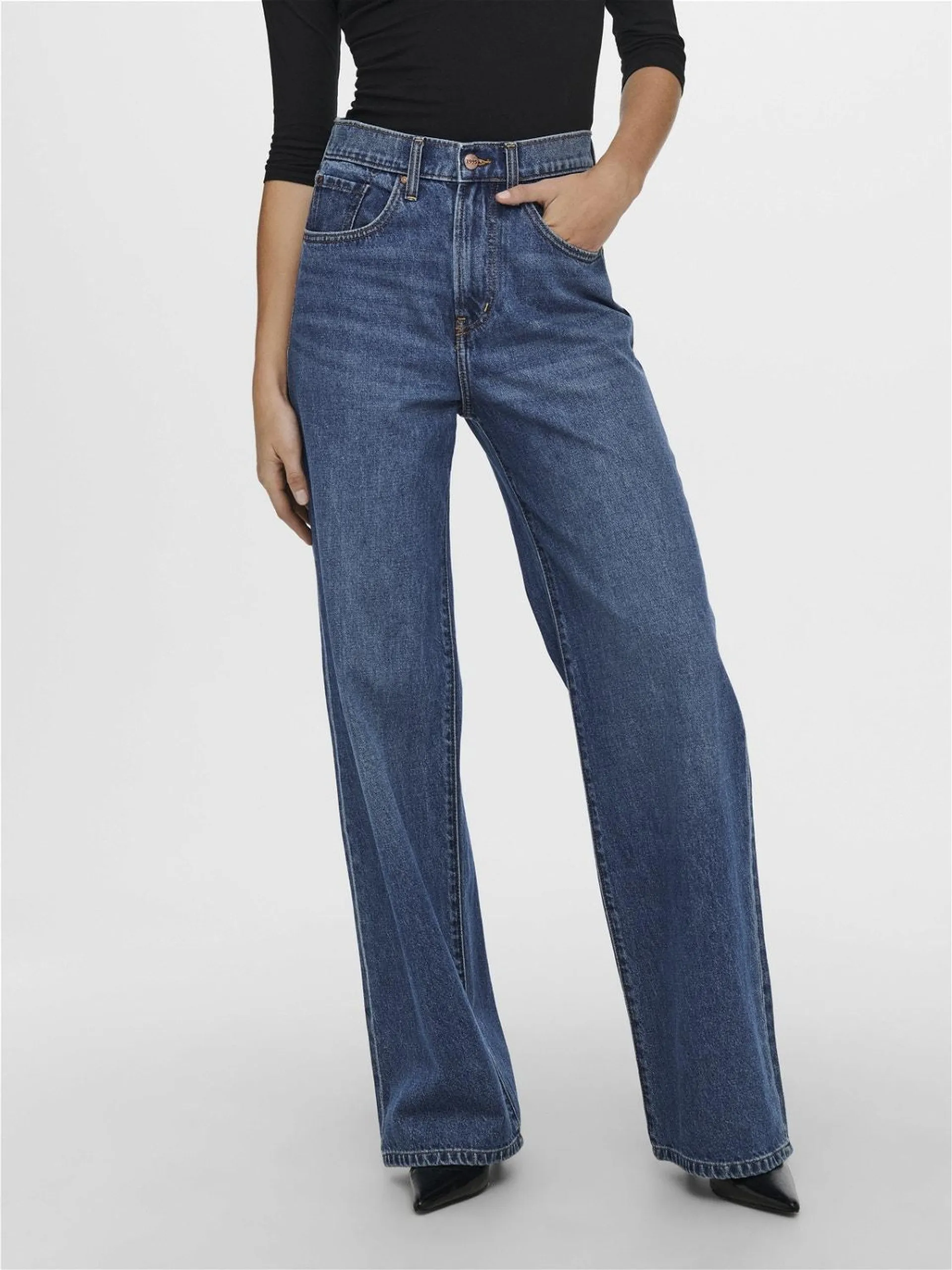 ONLHope life ex hw wide Straight fit jeans