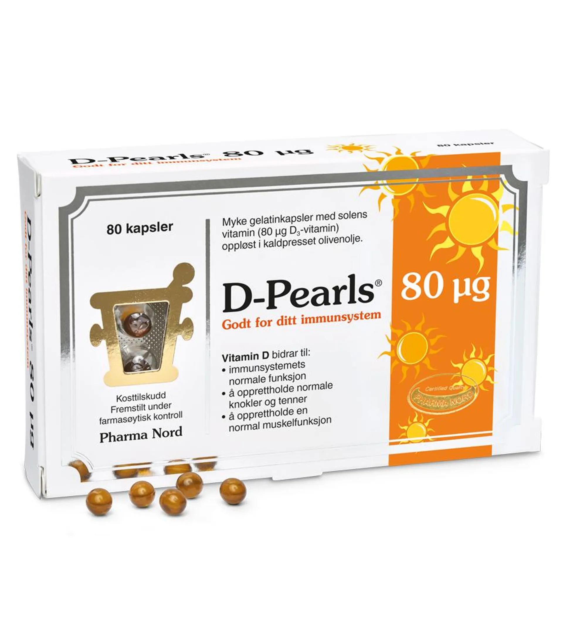 Bio D-Pearls 80µg