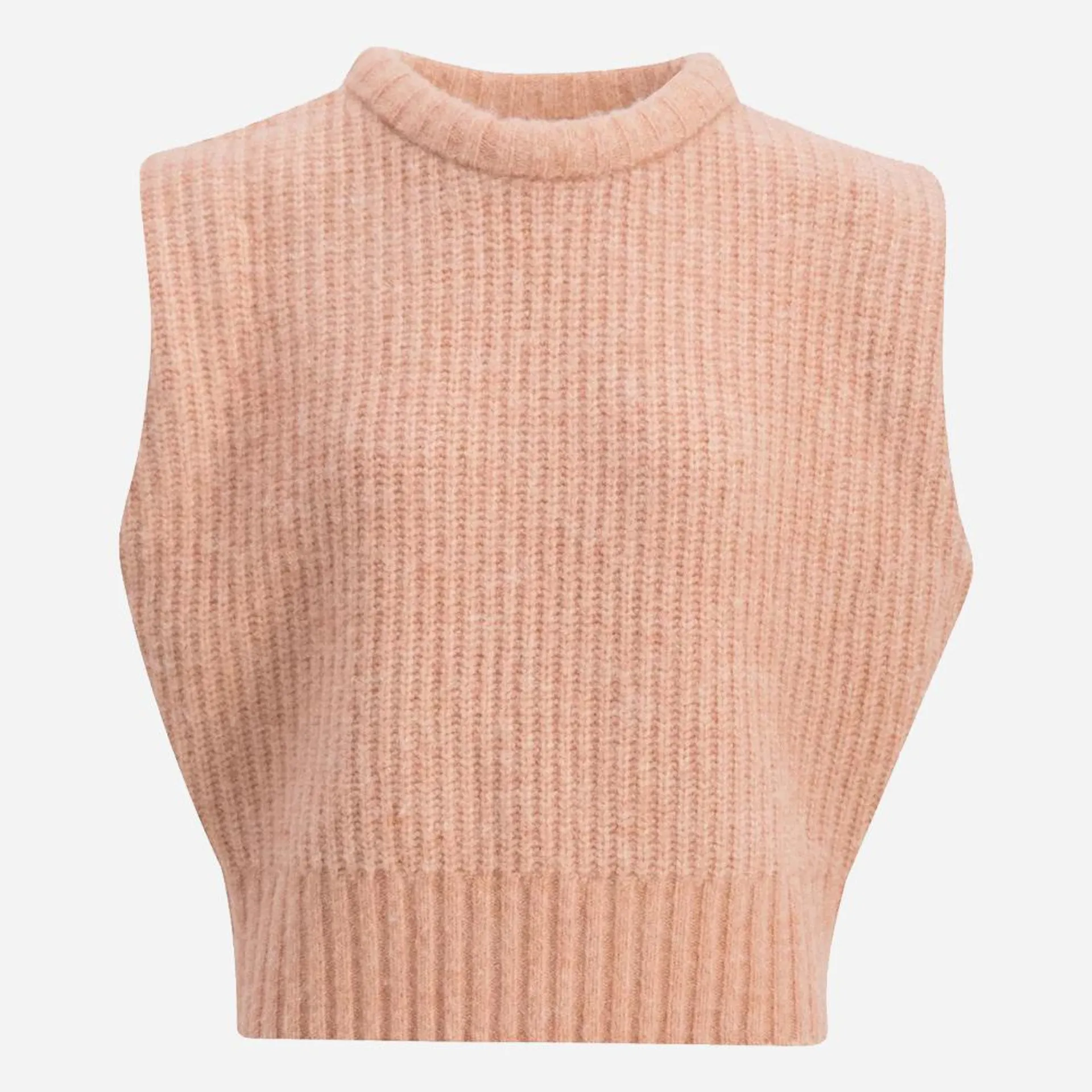 Sila Knit Vest Peach