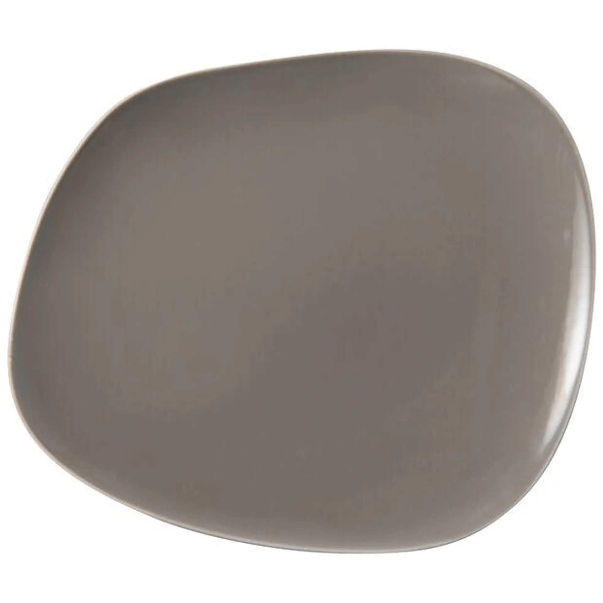 Organic Taupe dinner plate 28x24x3cm