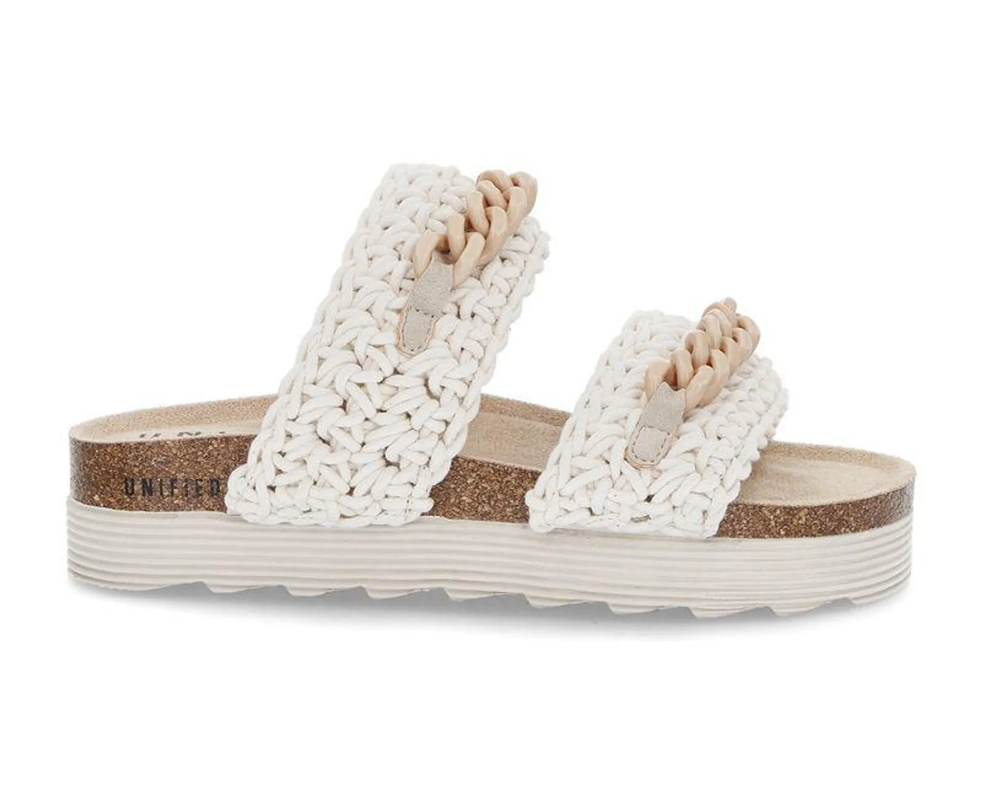 Platform sandal med fotseng