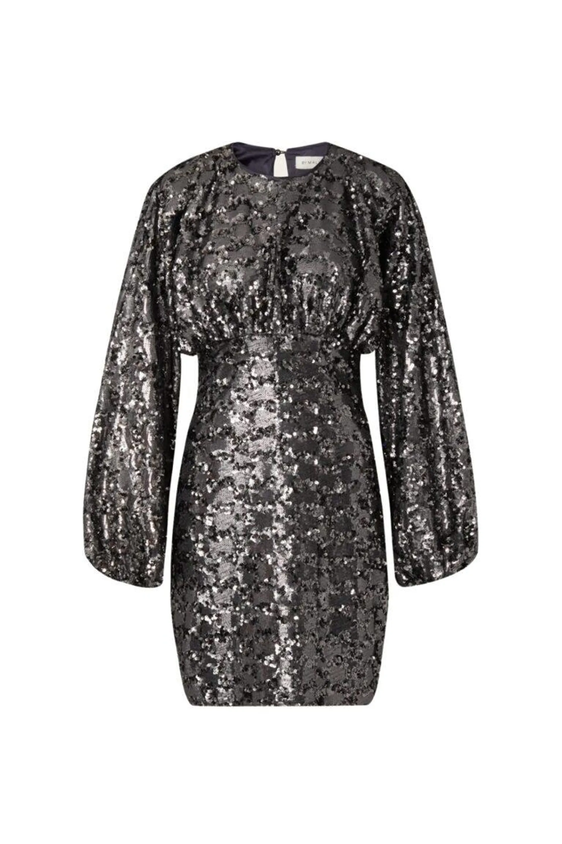 Alexandra Mini Dress – Grå/Sølv