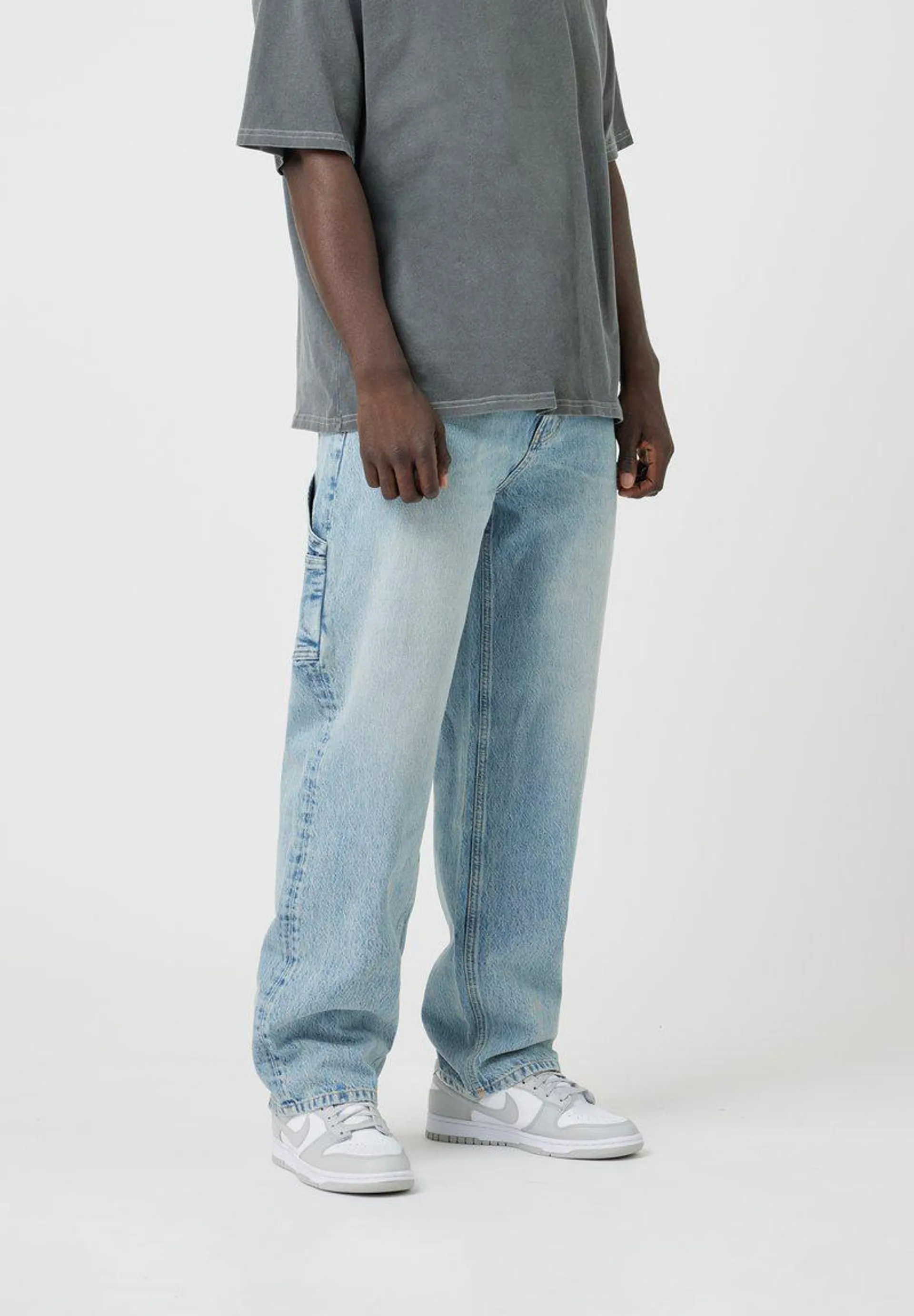 BAGGY JEANS WITH LOOP - Relaxed fit jeans