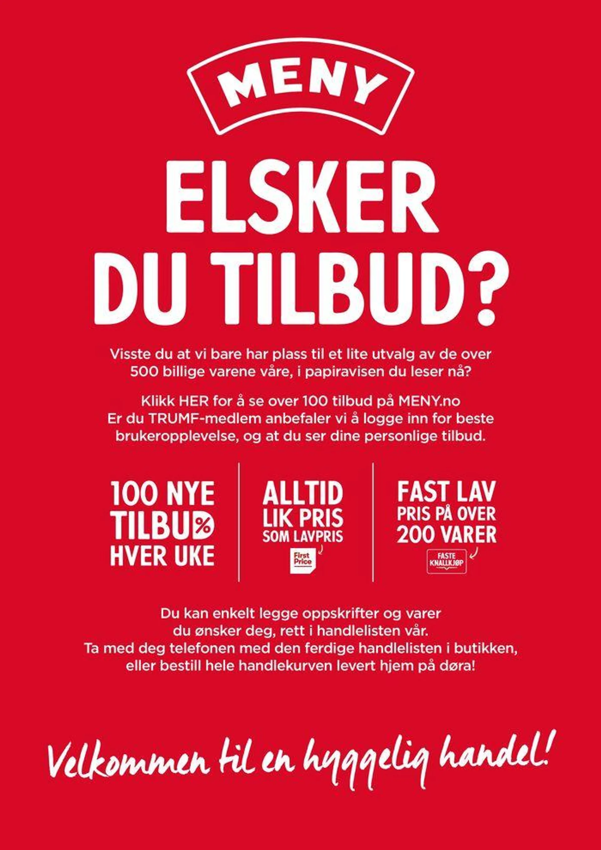 Meny Kundeavis fra 28. juli til 11. august 2024 - kundeavisside 1