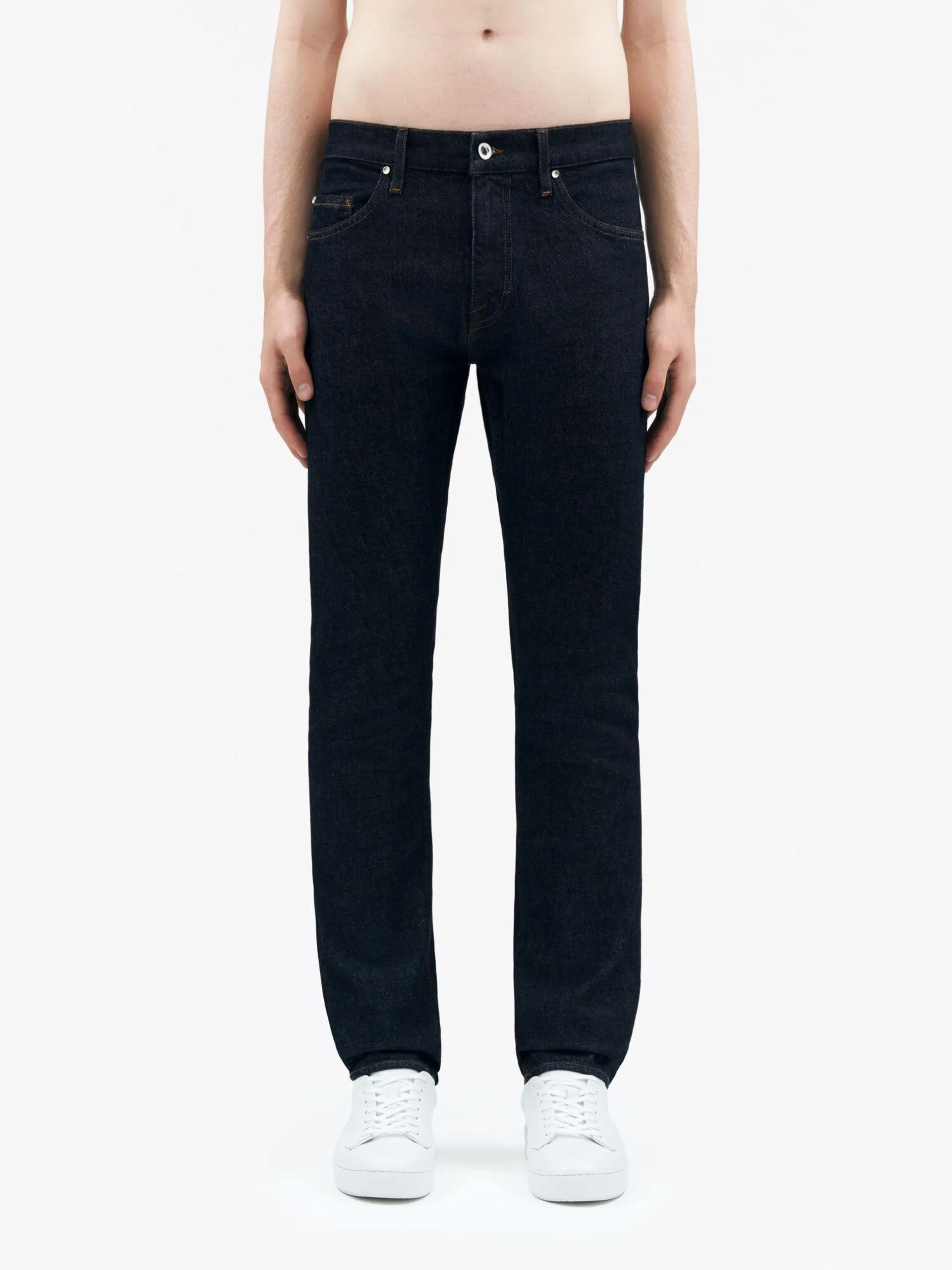 Slim straight jeans i comfort stretch denim