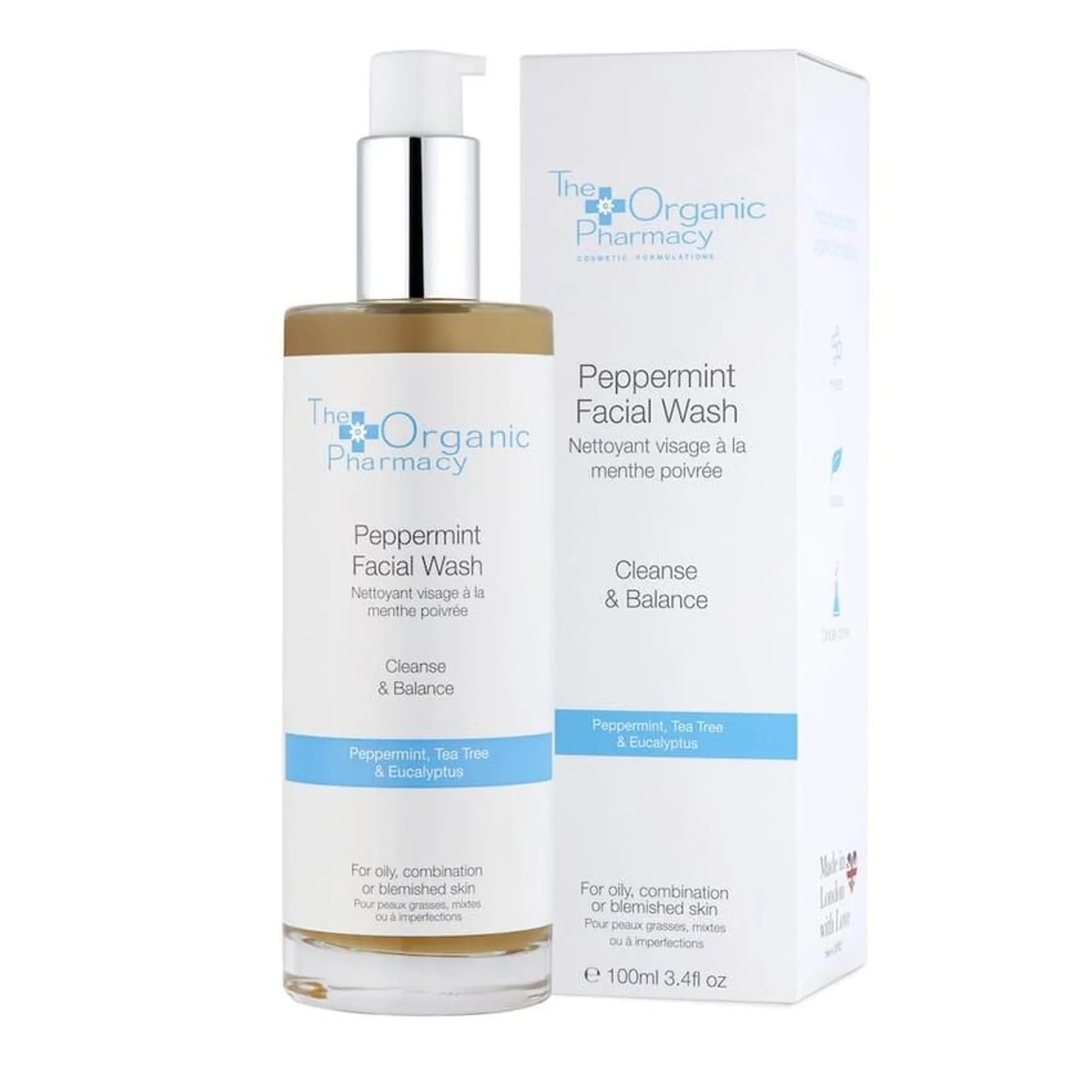 The Organic Pharmacy Peppermint Facial Wash 100ml