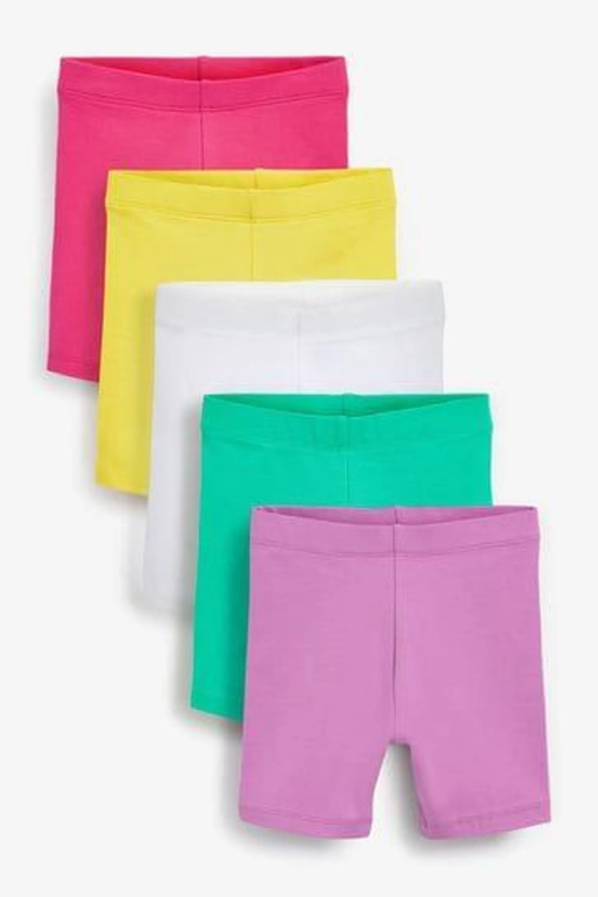 5 Pack Cotton Cycling Shorts (3mths-7yrs)