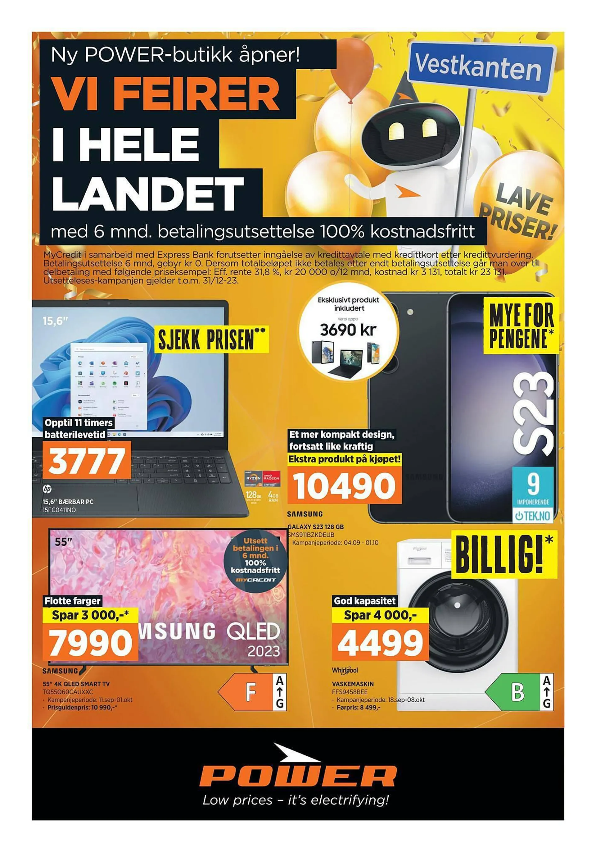 POWER Kundeavis fra 17. september til 24. september 2023 - kundeavisside 1