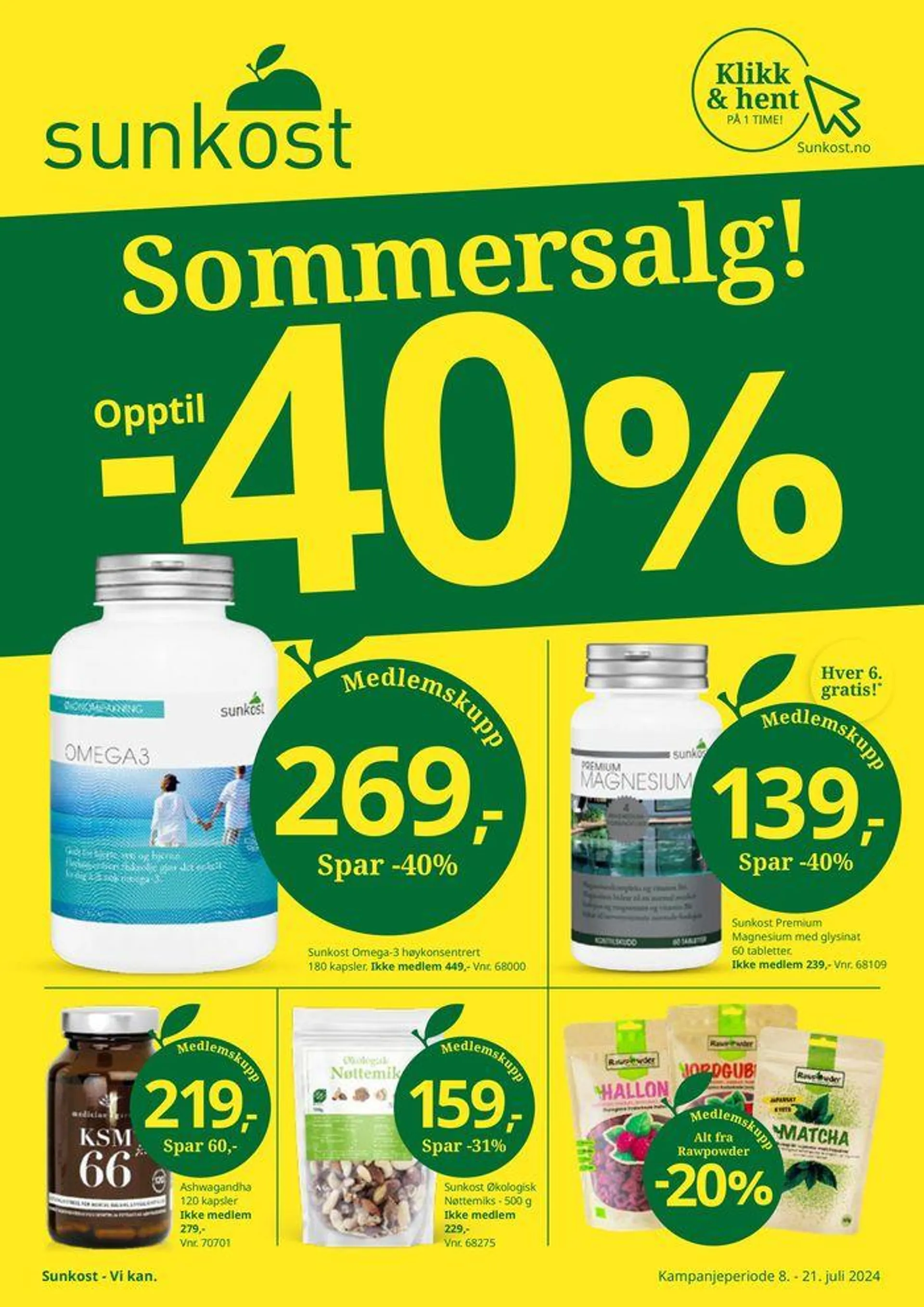 Sommersalg! Opptil -40% - 1