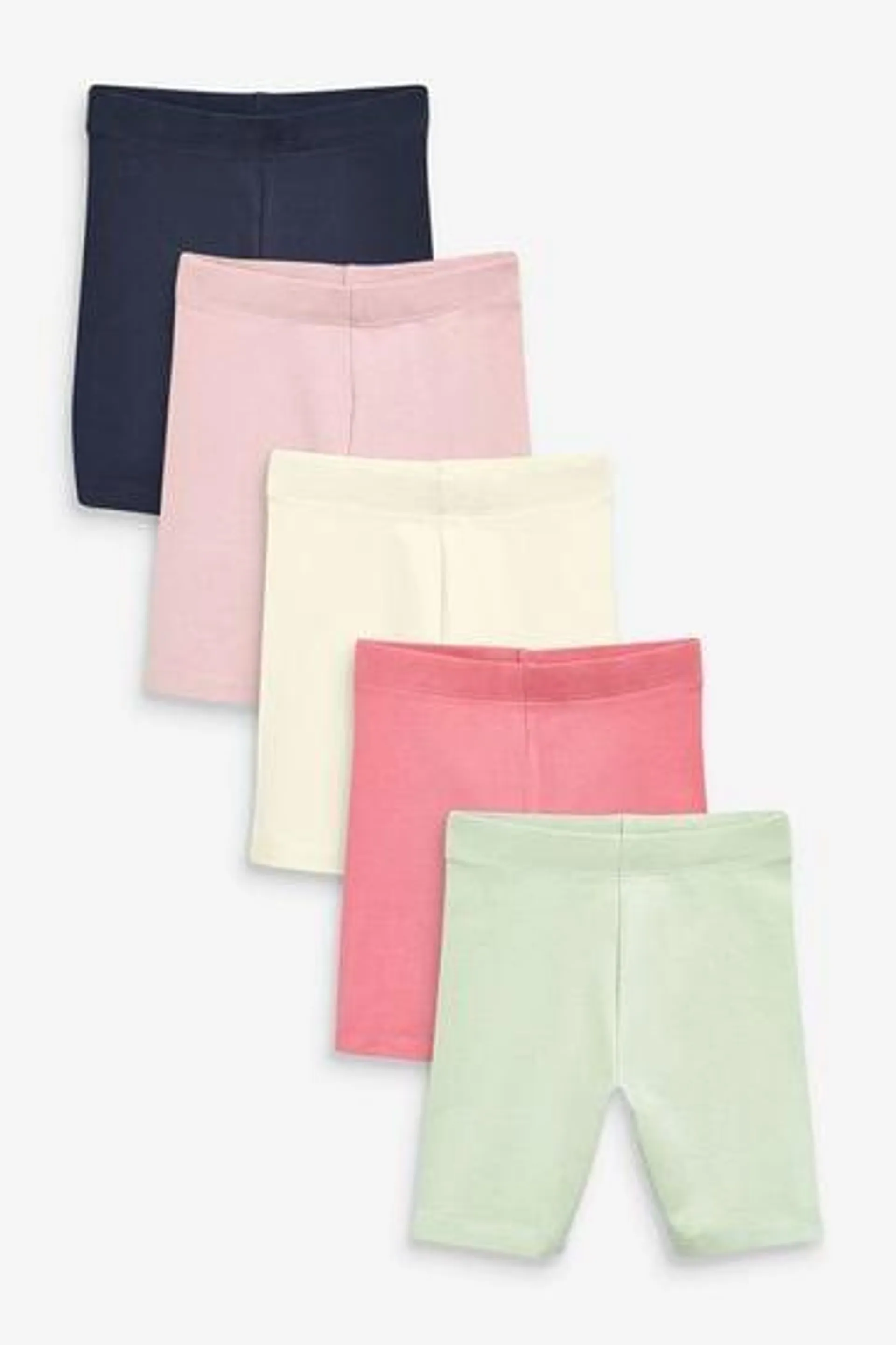 5 Pack Cotton Cycling Shorts (3mths-7yrs)