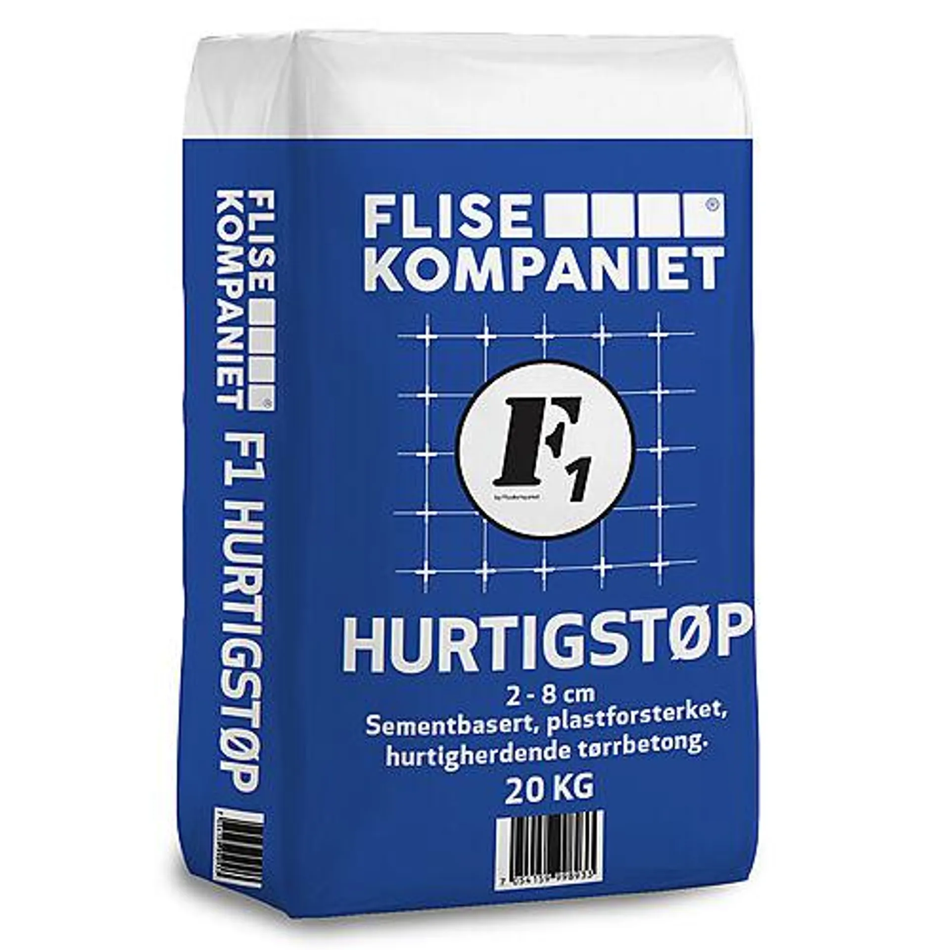 Tørrbetong F1 Hurtigstøp, 20 kg