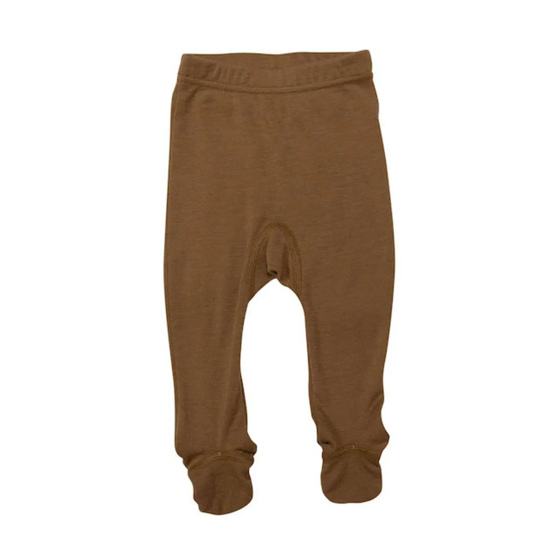 Rondane | Ull Leggings m/fot | Brown