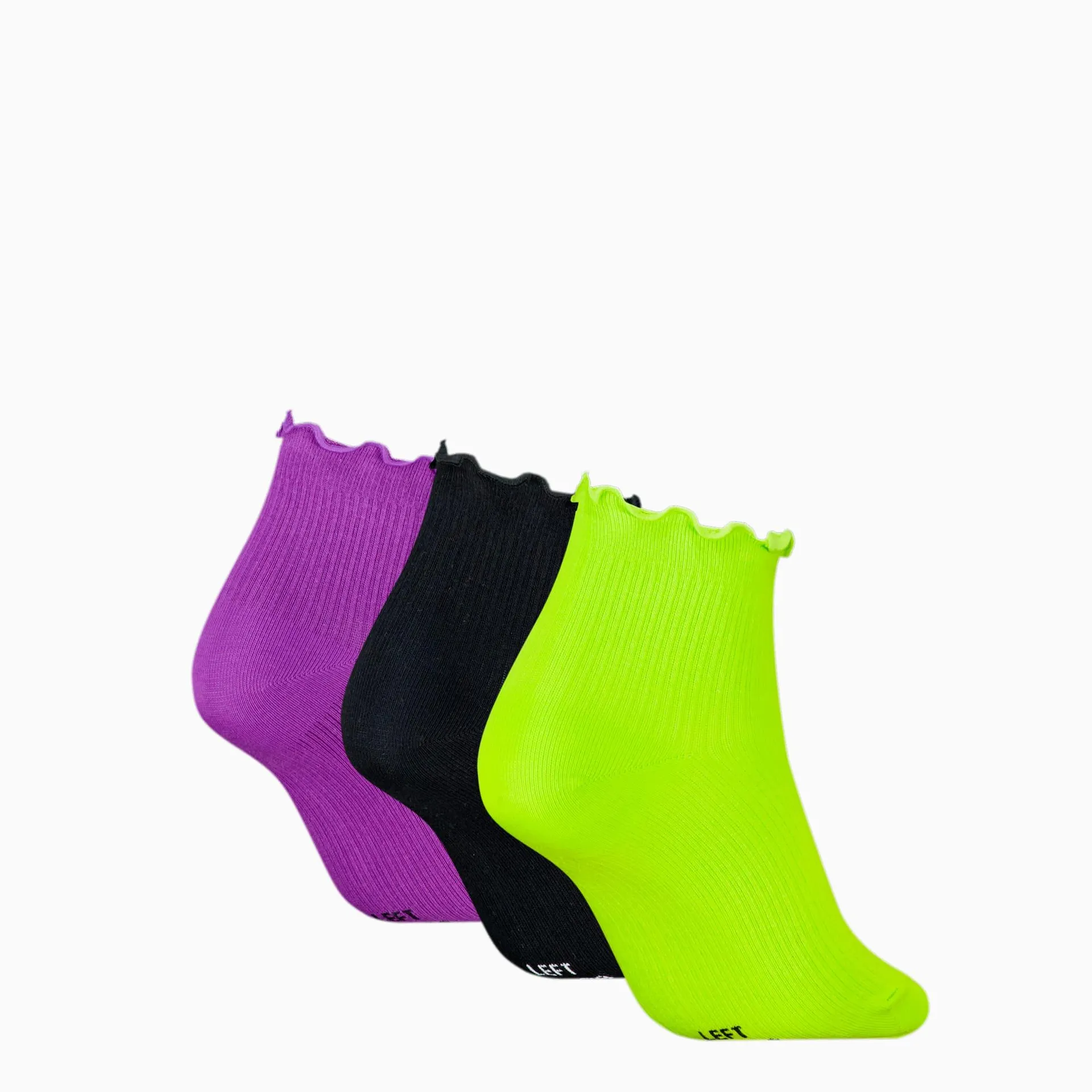 PUMA Women's Quarter Socks 3 pack