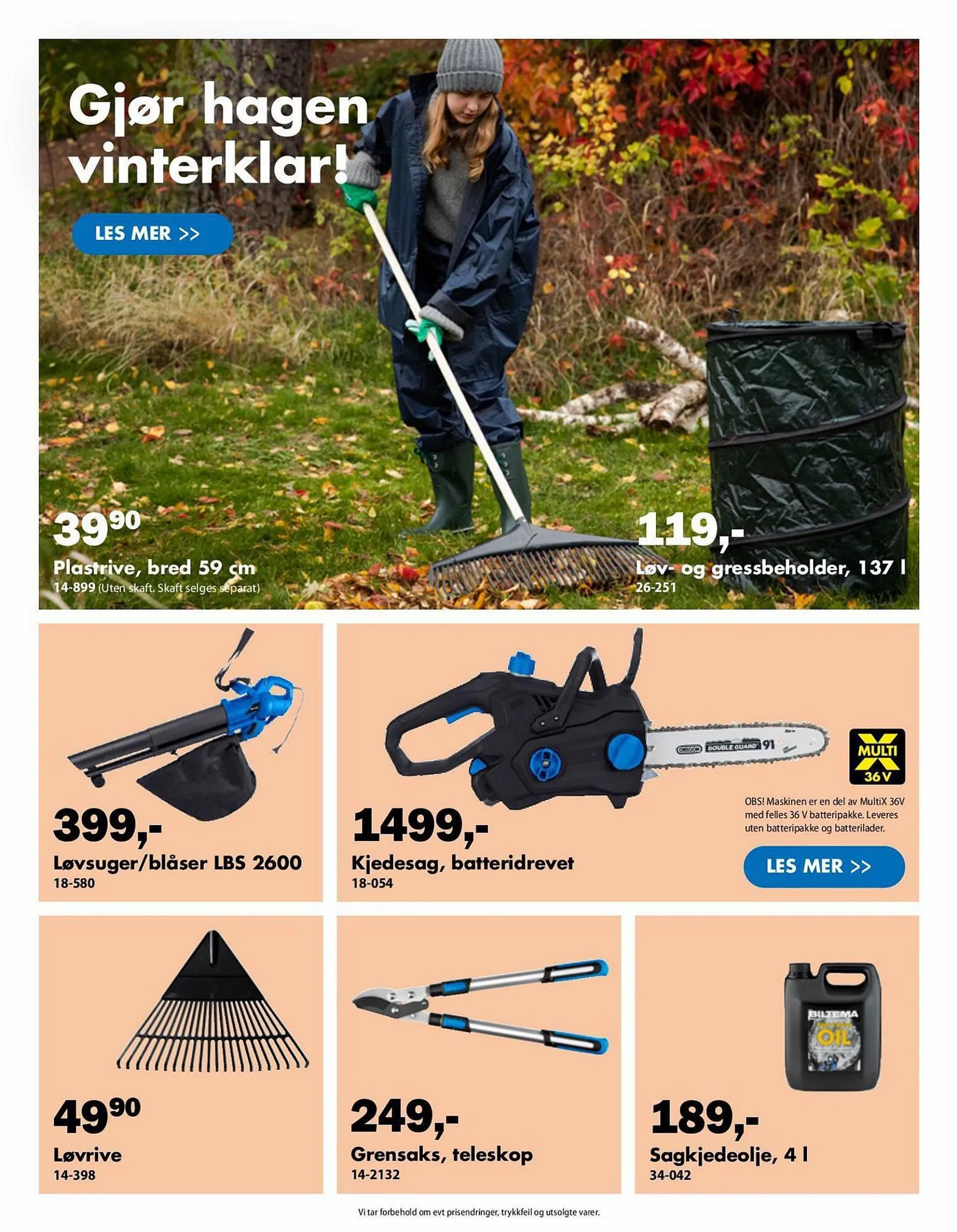 Biltema Kundeavis fra 18. september til 30. november 2023 - kundeavisside 3