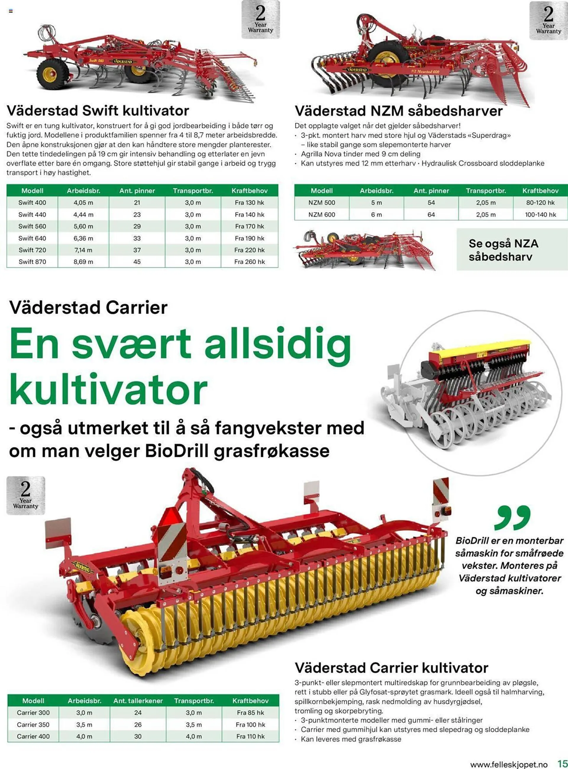 Felleskjøpet Kundeavis fra 1. oktober til 24. oktober 2024 - kundeavisside 15